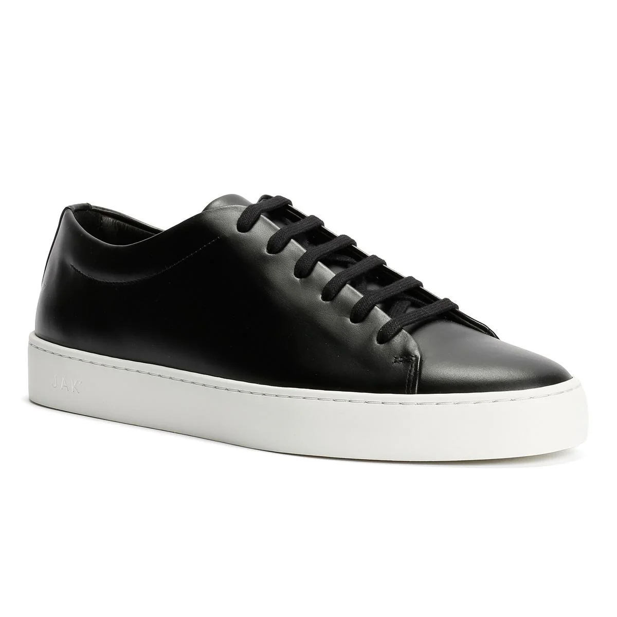 JAK Royal Leather Men's Black Trainers - Image 2