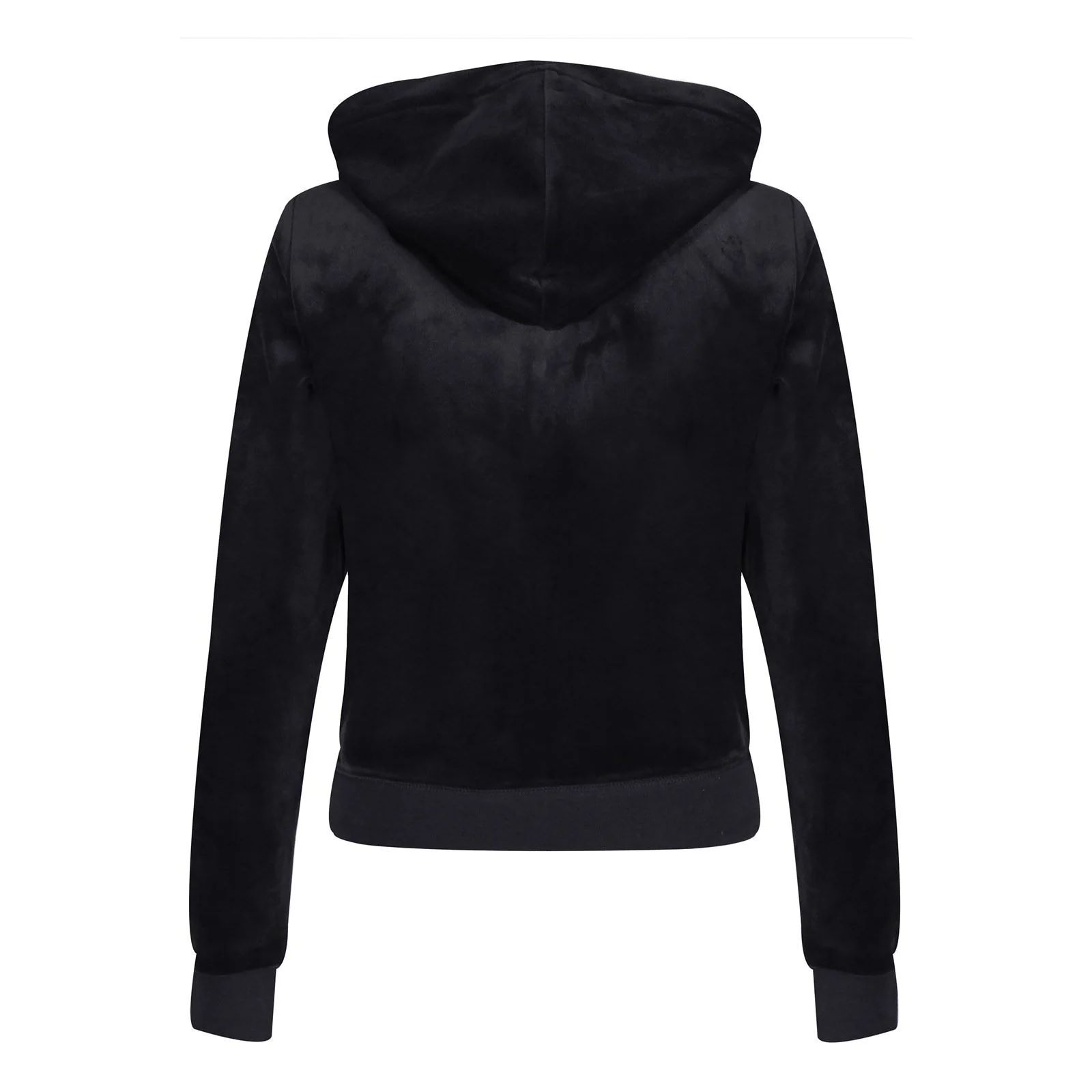 Juicy Couture Robertson Classic Jacket Polyester Women's Black Hooded Sweatshirt - Image 6