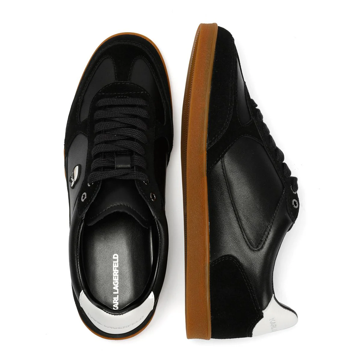 Karl Lagerfeld Kandidate NFT Leather Women's Black Trainers - Image 8