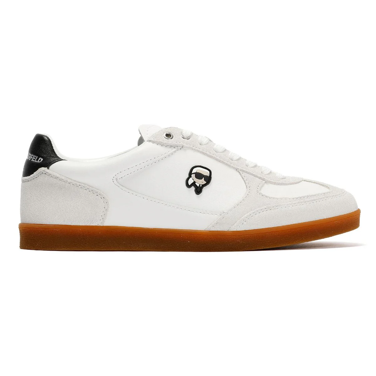 Karl Lagerfeld Kandidate NFT Leather Women's White Trainers - Image 5
