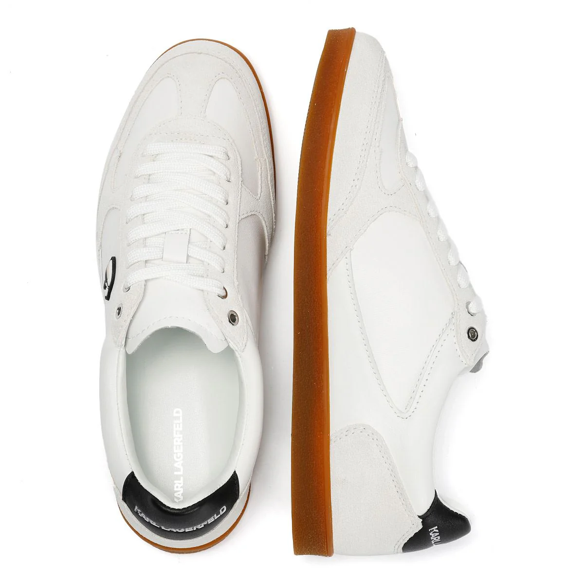 Karl Lagerfeld Kandidate NFT Leather Women's White Trainers - Image 8