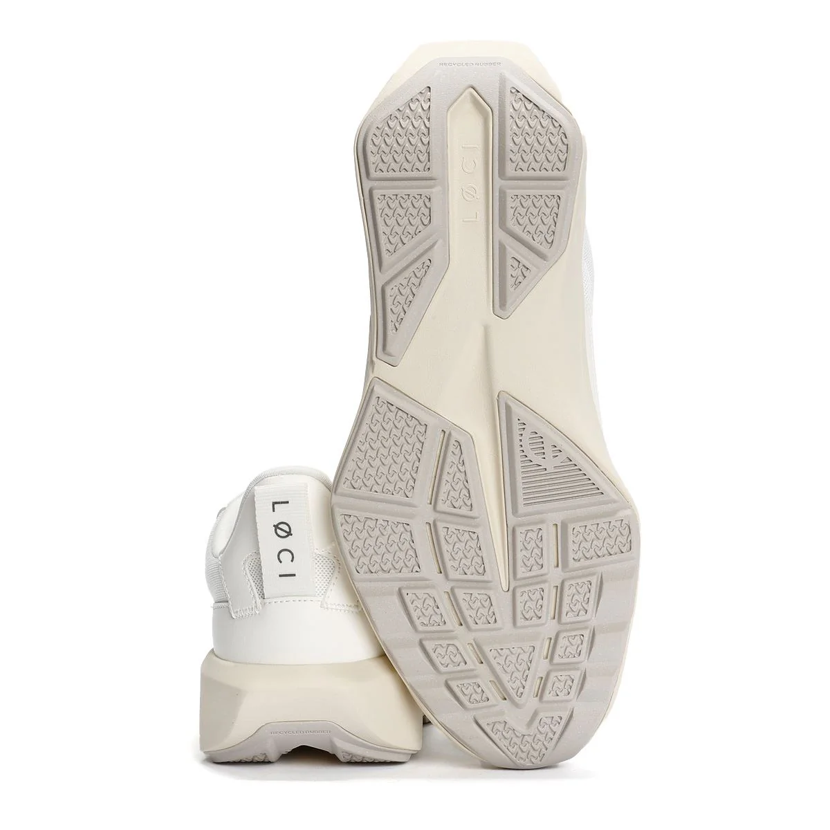 LØCI FLØ White/White Trainers - Image 4