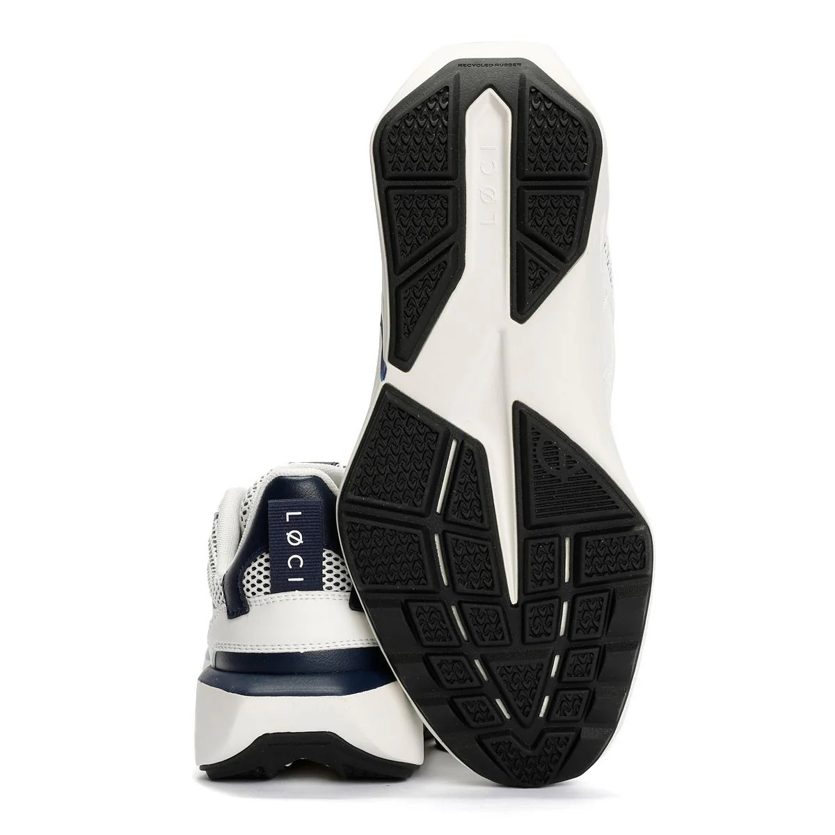 LØCI VØLT White/Navy/Blue Trainers - Image 4