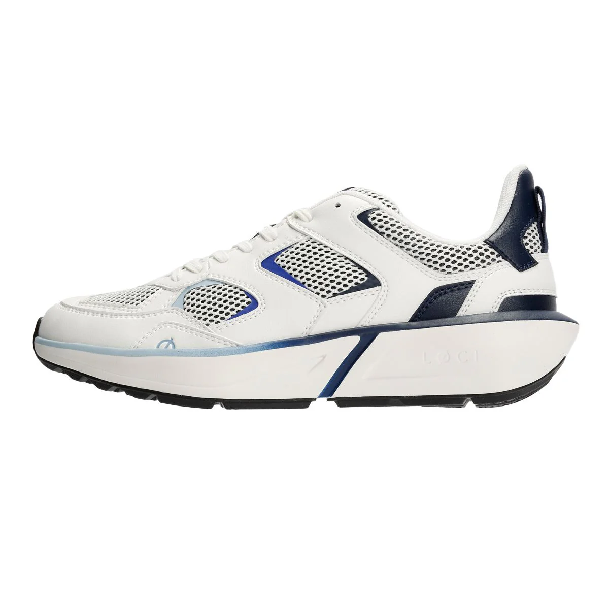 LØCI VØLT White/Navy/Blue Trainers - Image 6