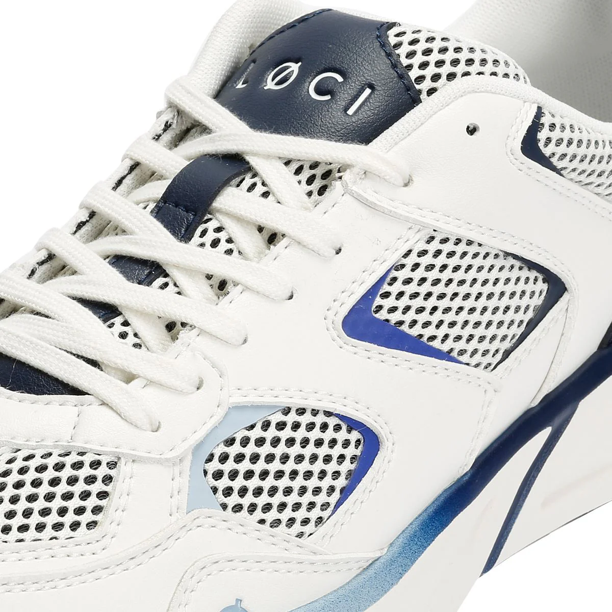 LØCI VØLT White/Navy/Blue Trainers - Image 7
