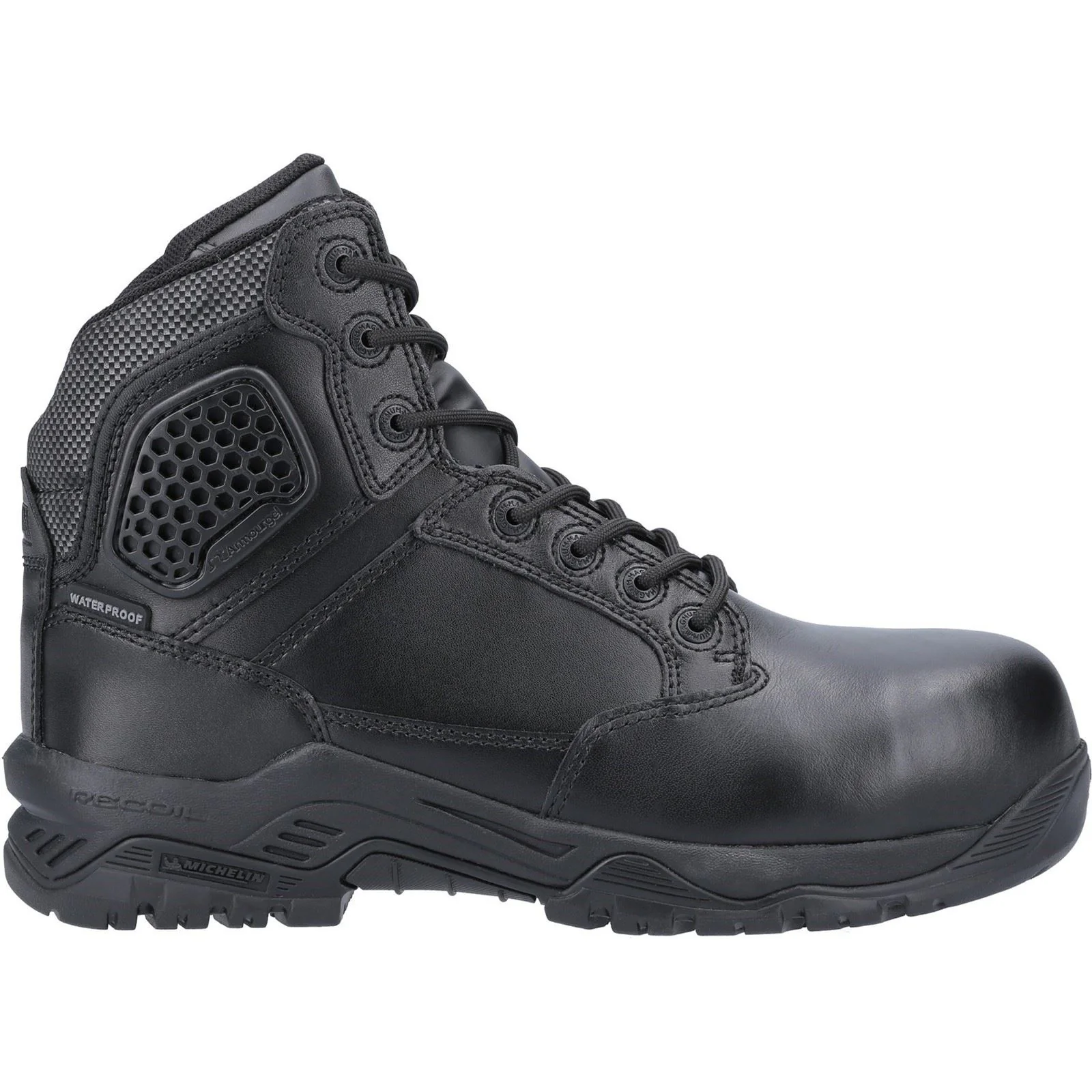 Magnum Strike Force 6.0 Side-Zip CT CP WP Uniform Safety Boot in Black - Image 4