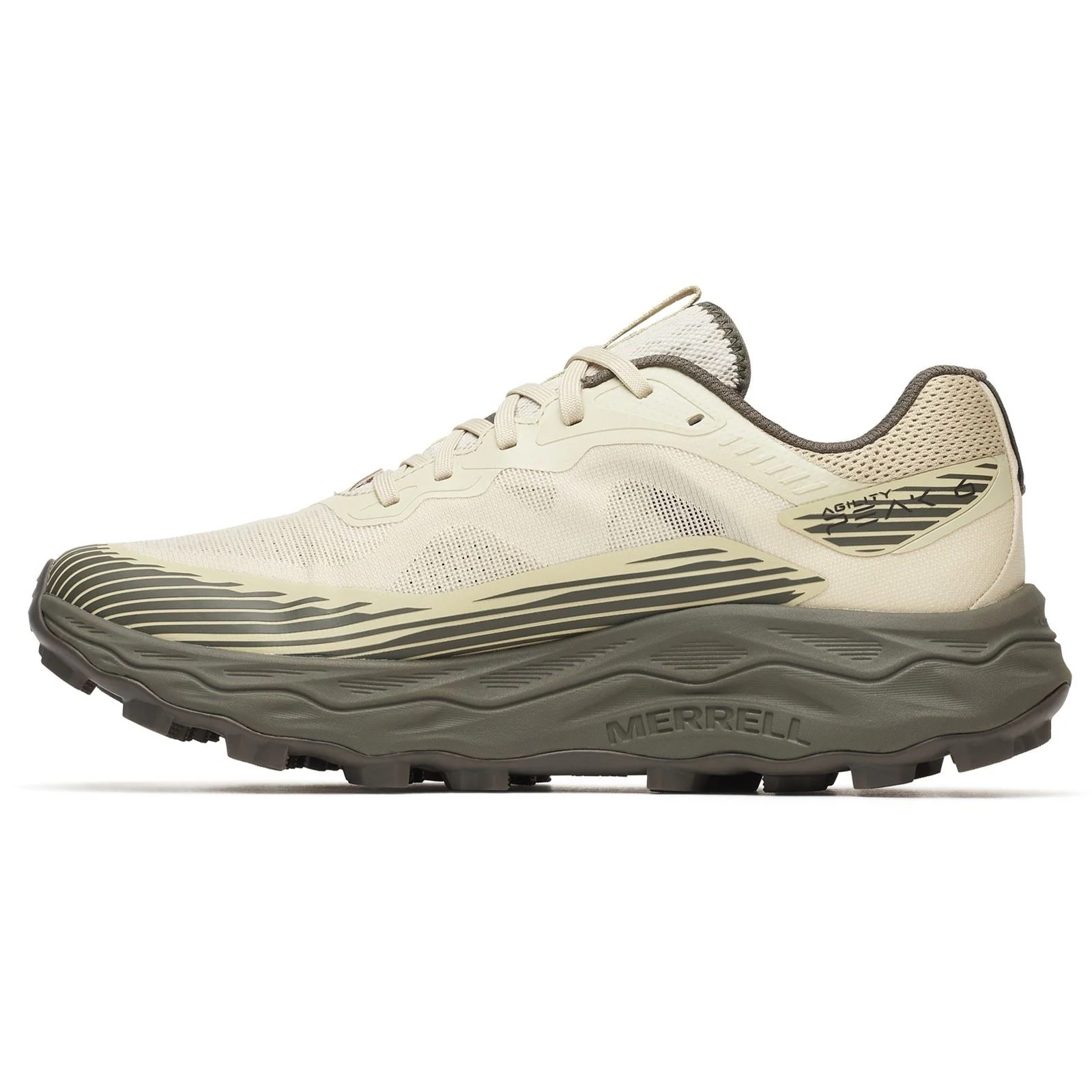 Merrell Agility Peak 6 Runner Polyurethane Men's Burlap Trail Running Shoes - Image 5