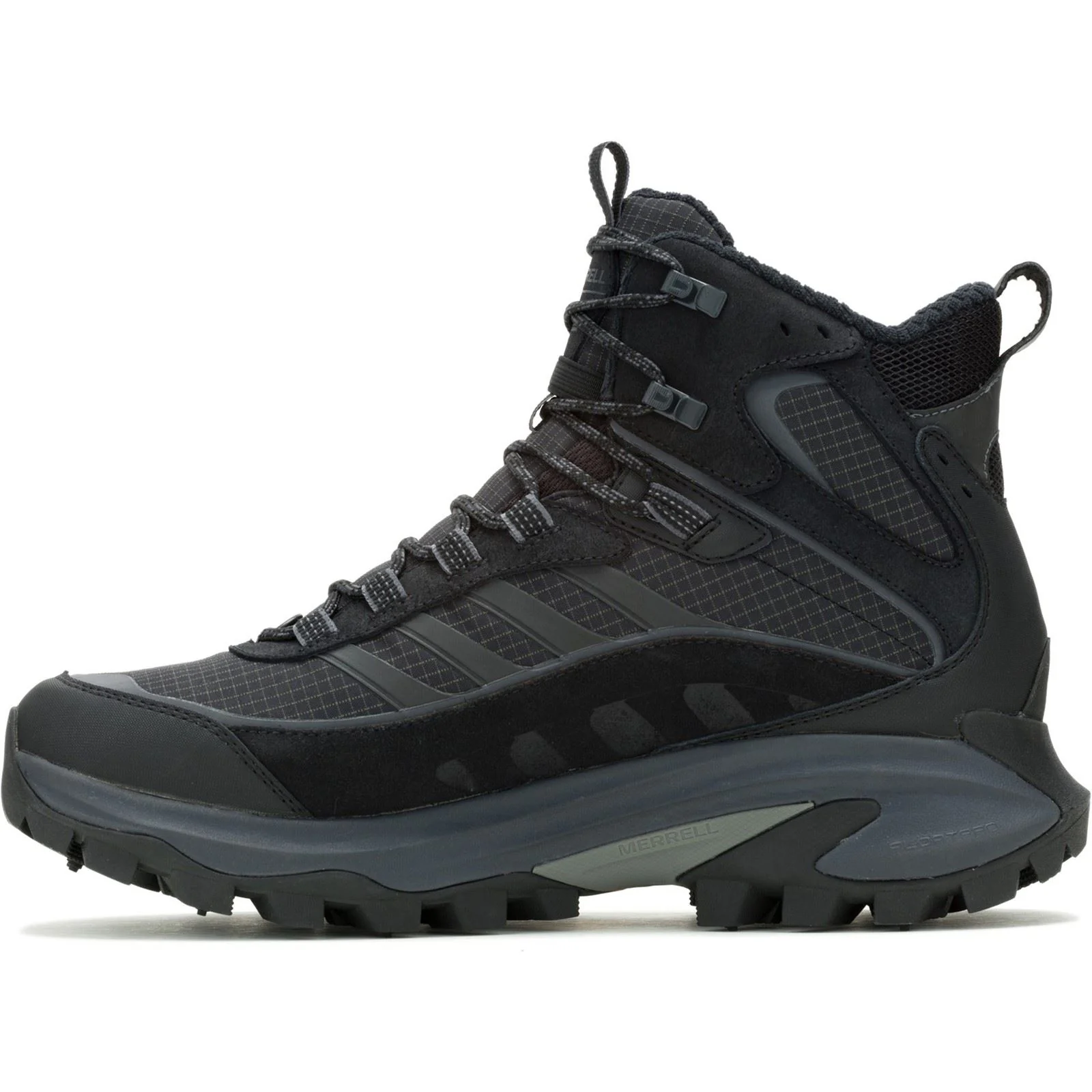 Merrell Moab Speed 2 Thermo Mid Suede Men's Triple Black Hiking Boots - Image 5