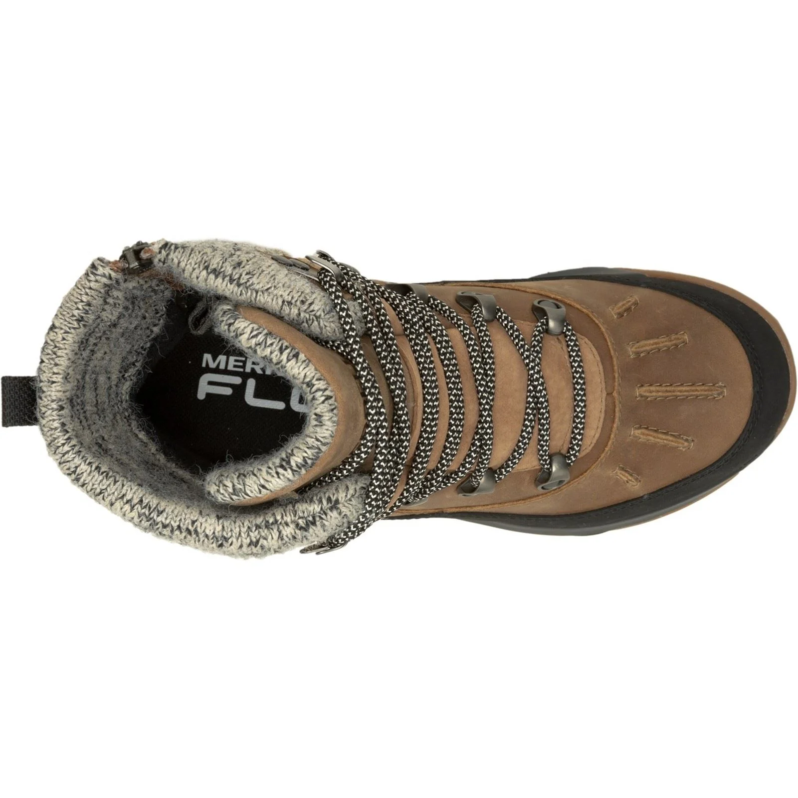 Merrell Siren 4 Thermo Mid Zip Leather Women's Tobacco Hiking Boots - Image 4