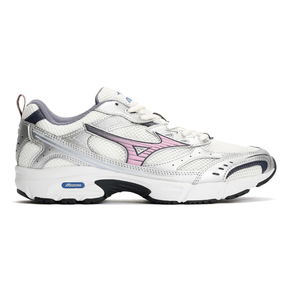 Mizuno MXR Sport Snow White/Lilac/Silver Trainers - Image 5