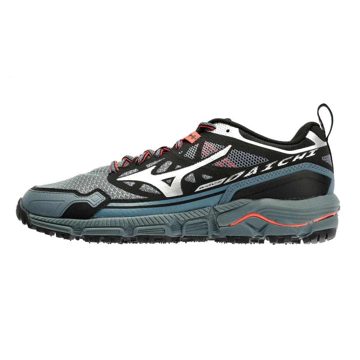 Mizuno Wave Daichi LS Stormy Weather/Silver Trainers - Image 6