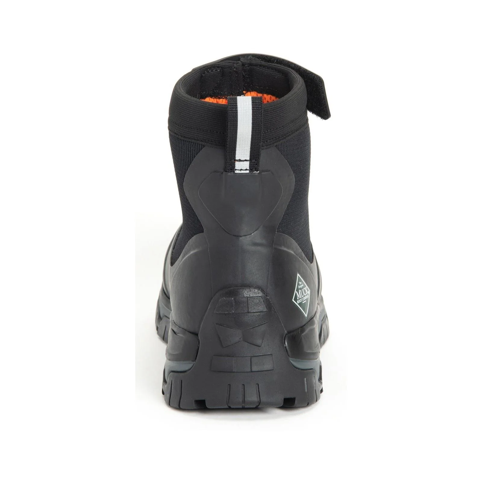 Muck Boots Men's Apex Mid Zip Wellingtons in Black/Dark Shadow - Image 2