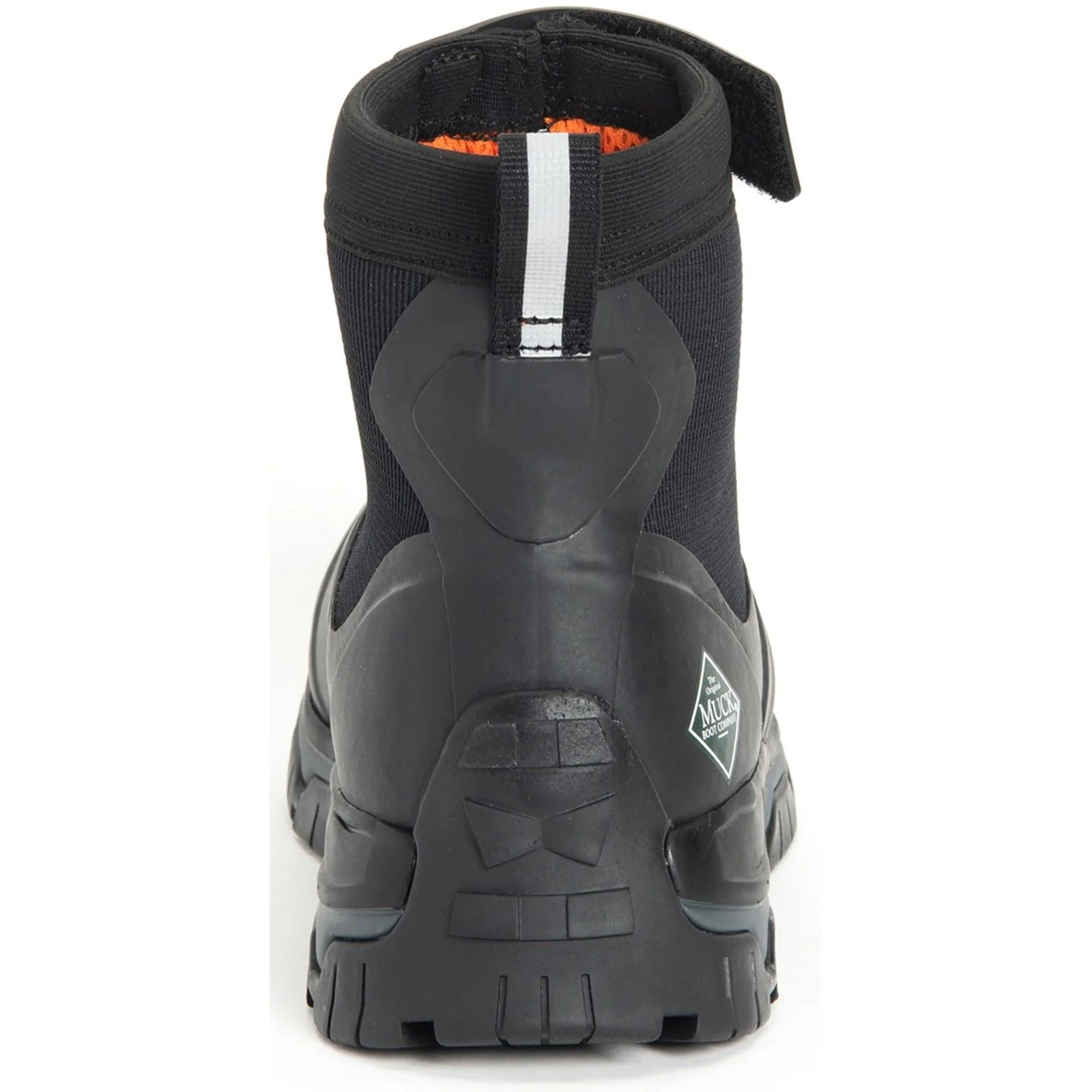 Muck Boots Men's Apex Mid Zip Wellingtons in Black/Dark Shadow - Image 8