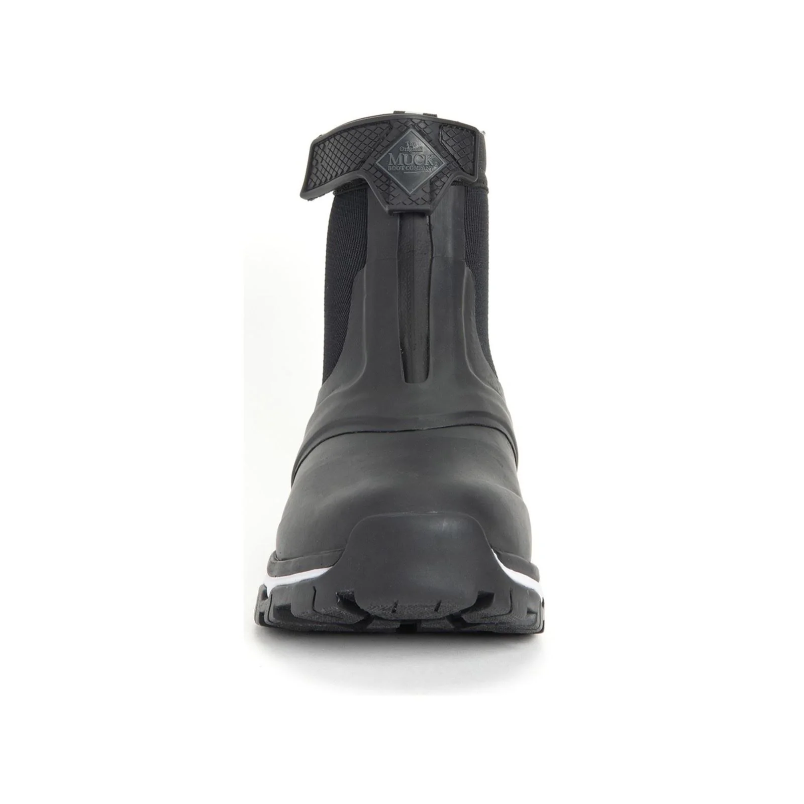 Muck Boots Women's Apex Mid Zip Wellington in Black/White - Image 3
