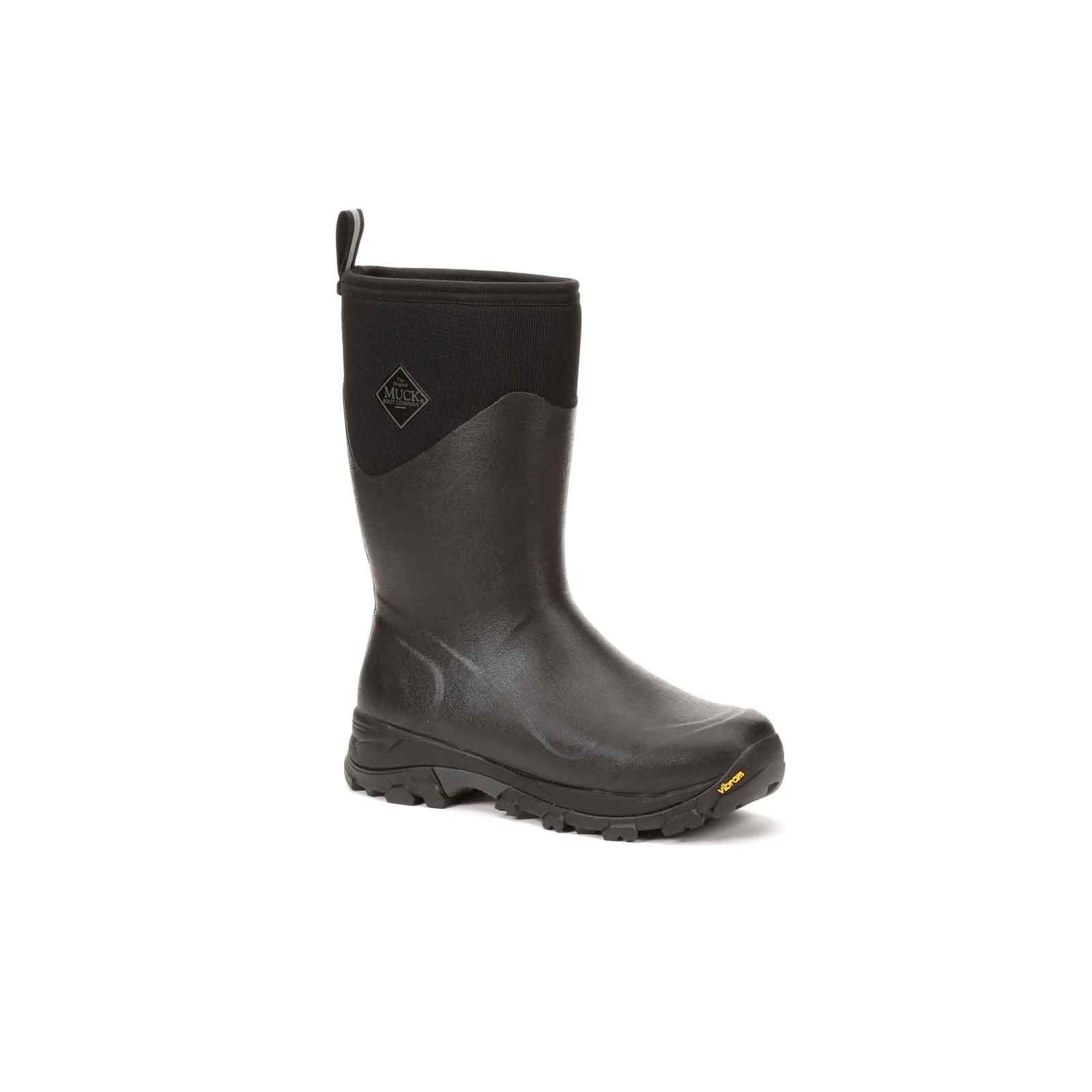 Muck Boots Men's Arctic Ice Mid Wellingtons in Black - Image 9