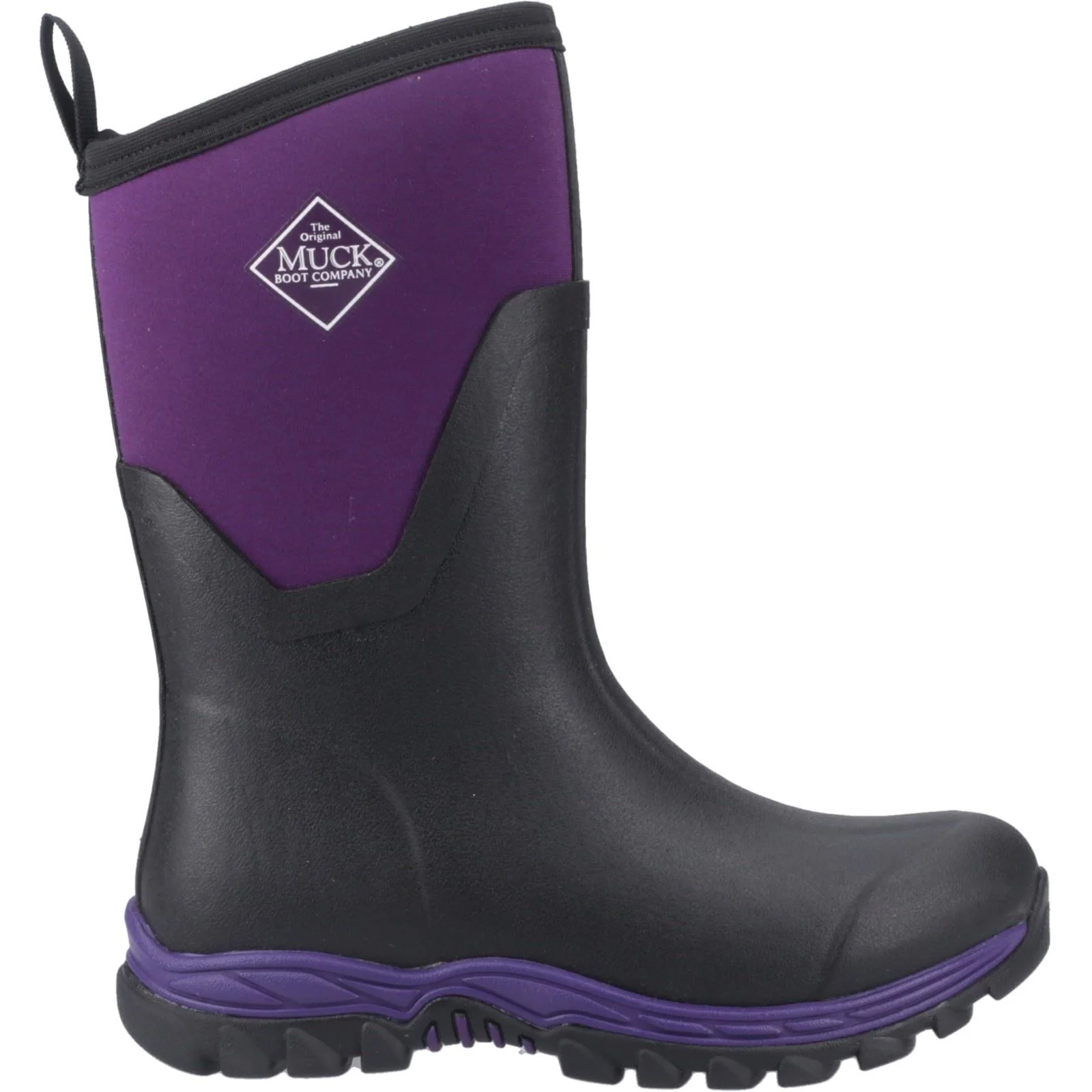 Muck Boots Arctic Sport II Mid Rubber Women's Black/Acai Winter Mid Calf Boots - Image 5