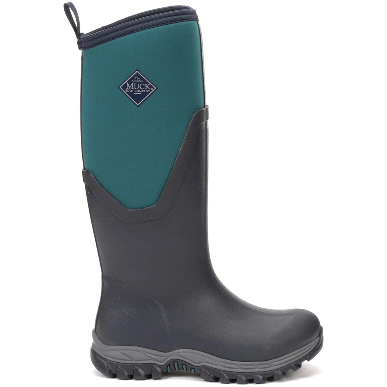 Muck Boots Women's MB Arctic Sport II Tall Wellingtons in Navy/Spruce - Image 5