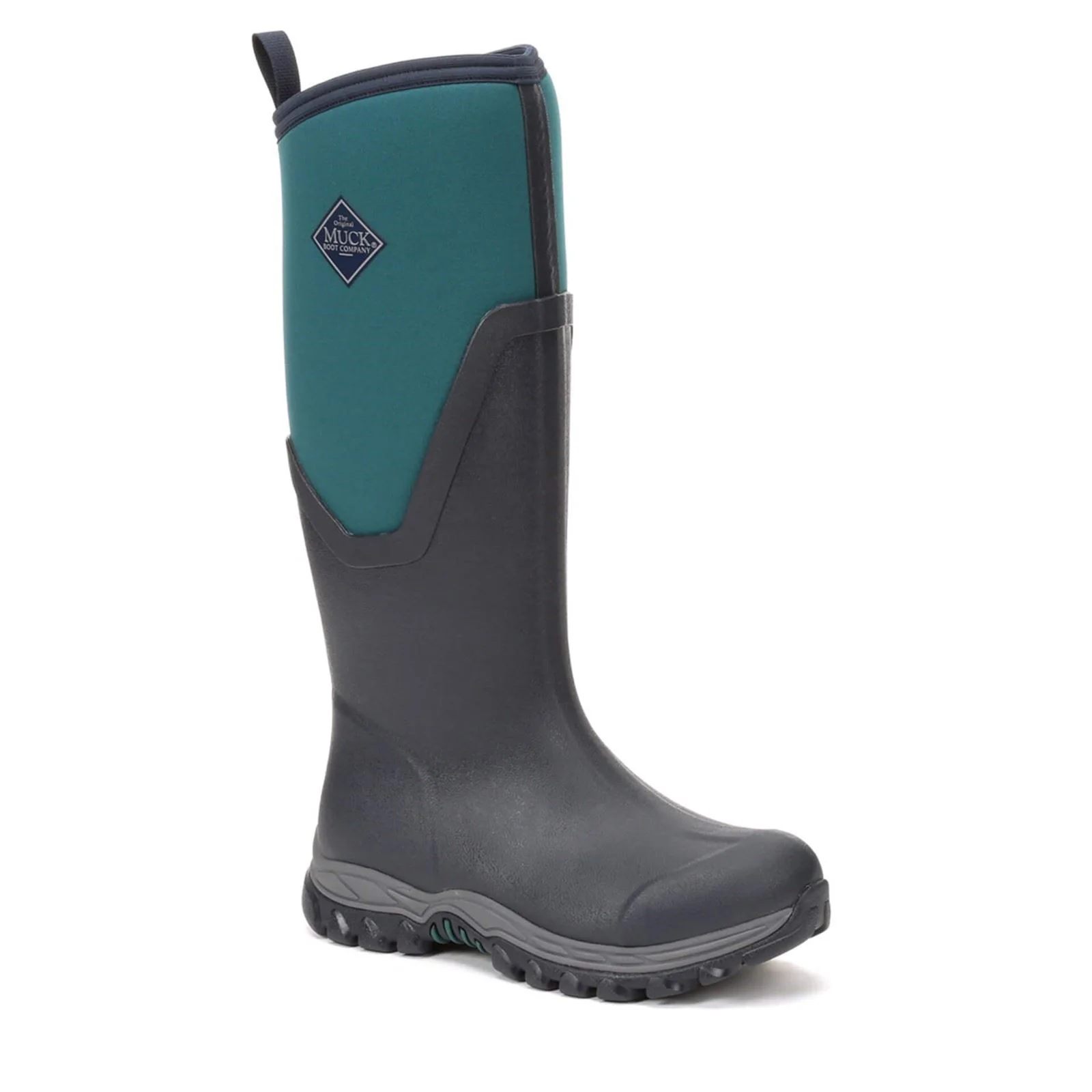 Muck Boots Women's MB Arctic Sport II Tall Wellingtons in Navy/Spruce - Image 9