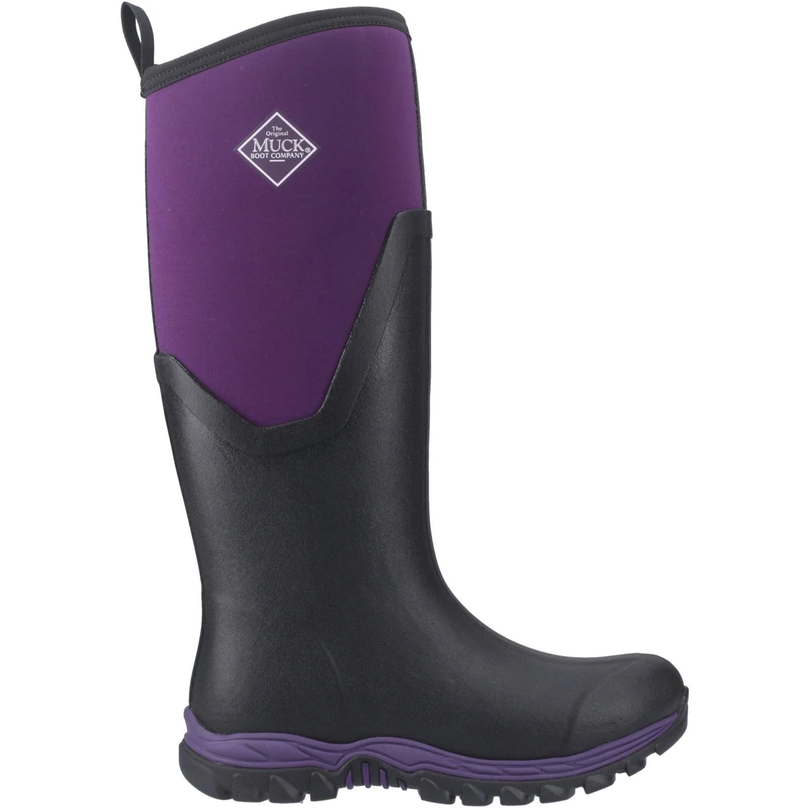 Muck Boots Arctic Sport II Tall Rubber Women's Black/Acai Winter Knee High Boots - Image 5