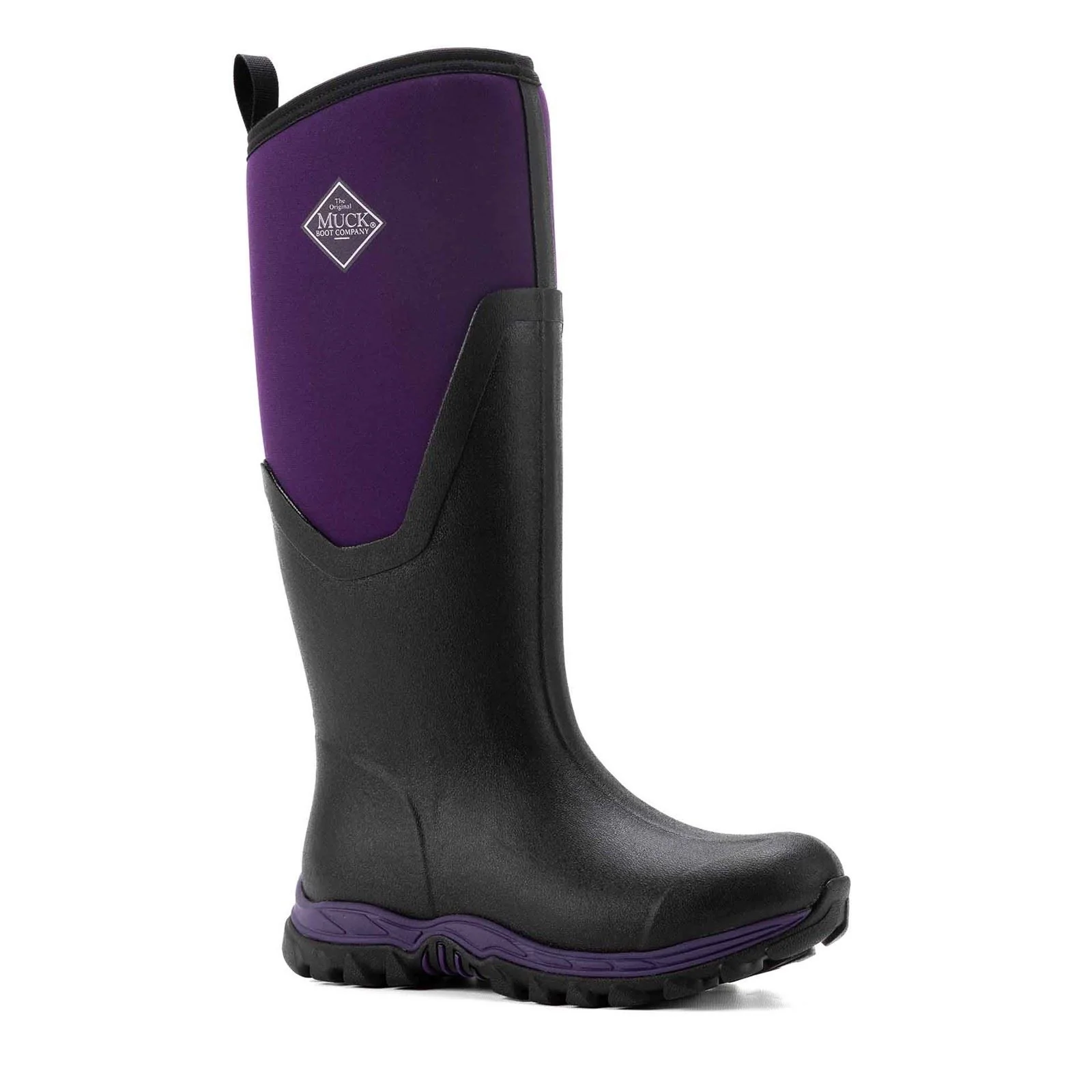 Muck Boots Arctic Sport II Tall Rubber Women's Black/Acai Winter Knee High Boots - Image 7