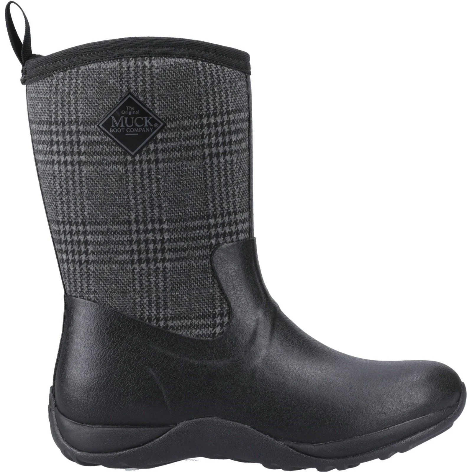 Muck Boots Arctic Weekend Rubber Women's Black/Plaid Winter Mid Calf Boots - Image 5