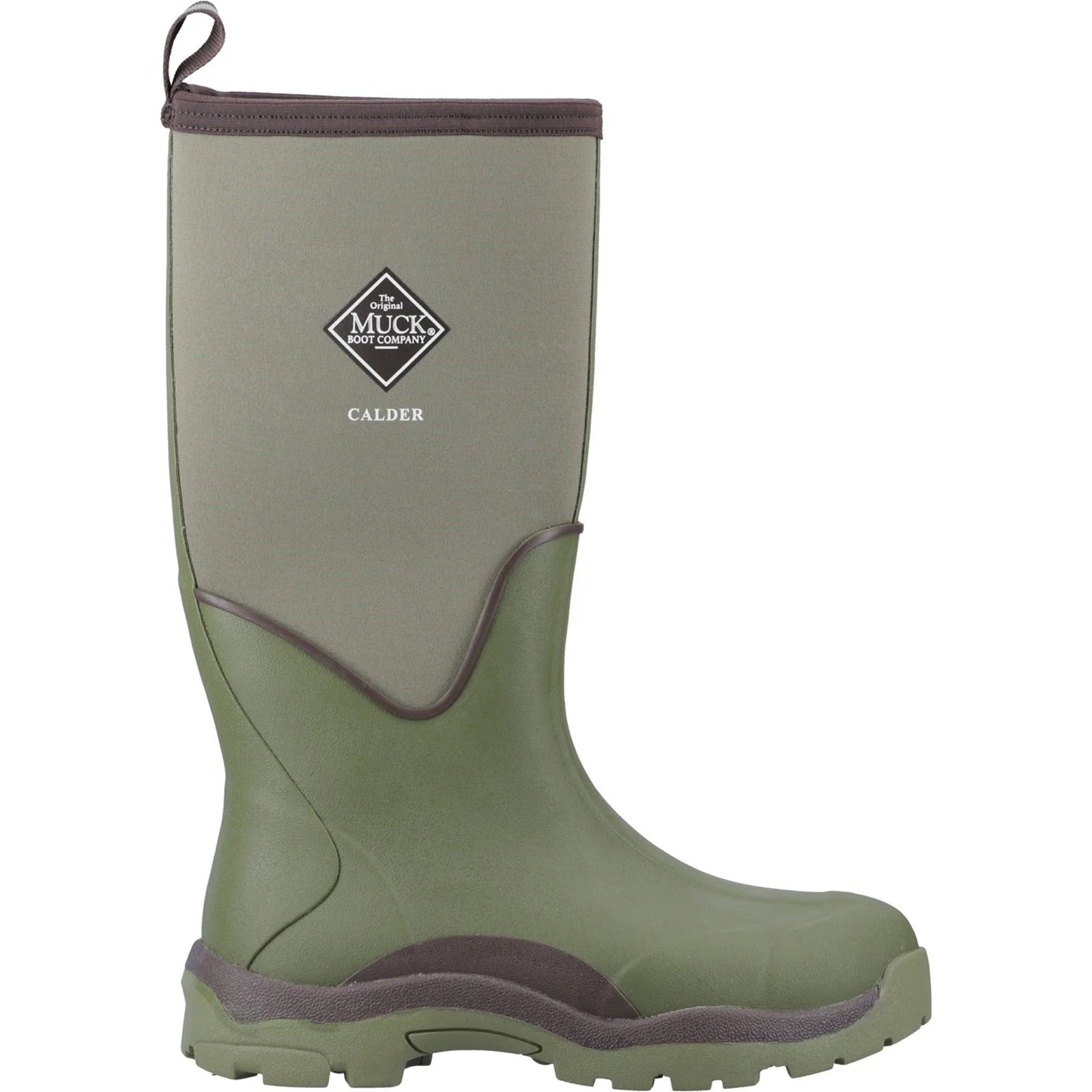 Muck Boots Men's Calder Wellingtons in Olive - Image 7