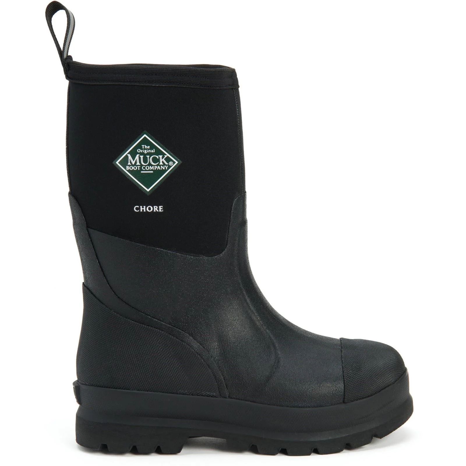 Muck Boots Chore Classic Mid Patterned Wellington in Black - Image 5