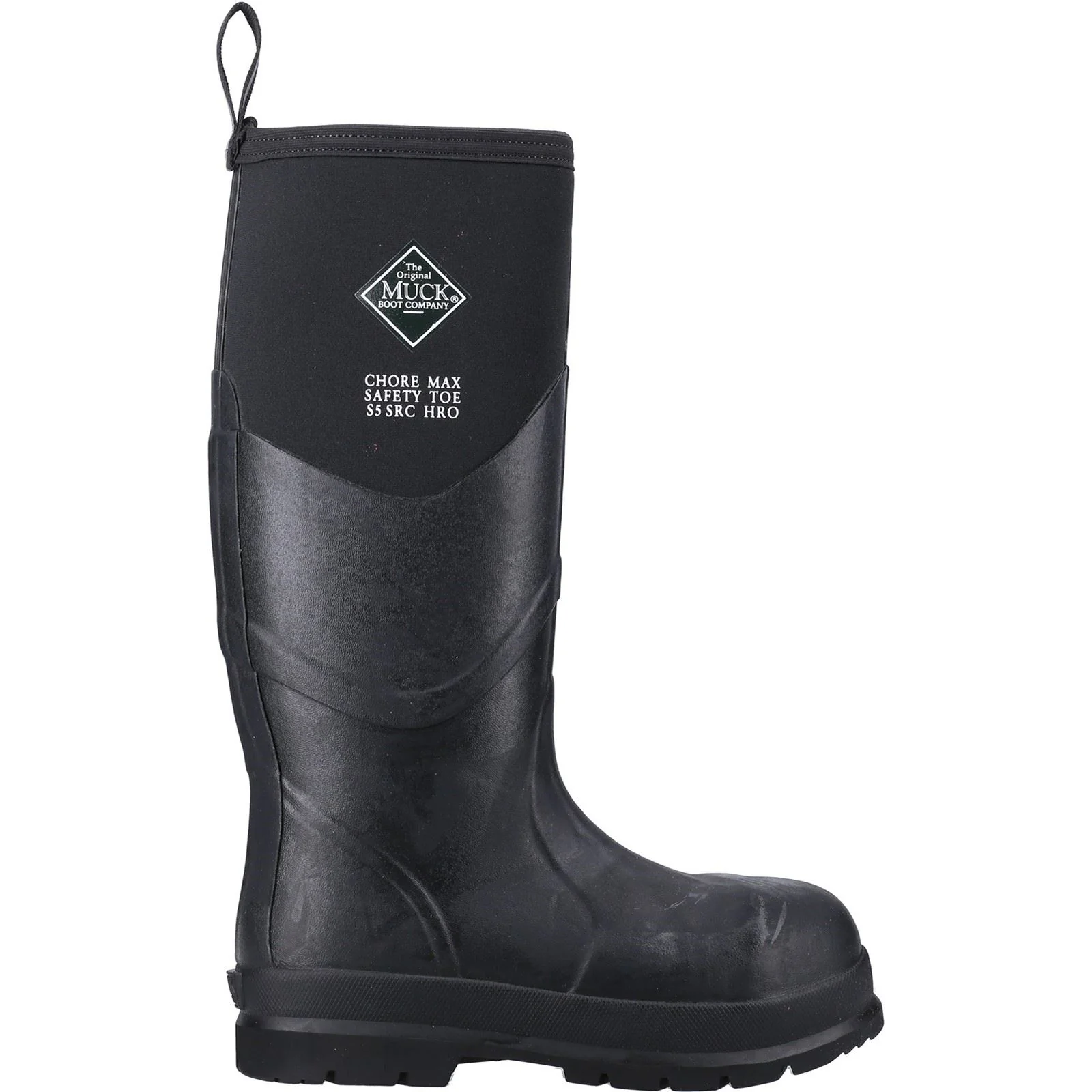 Muck Boots Chore Max S5 Rubber Black Wellington Boots - Image 5