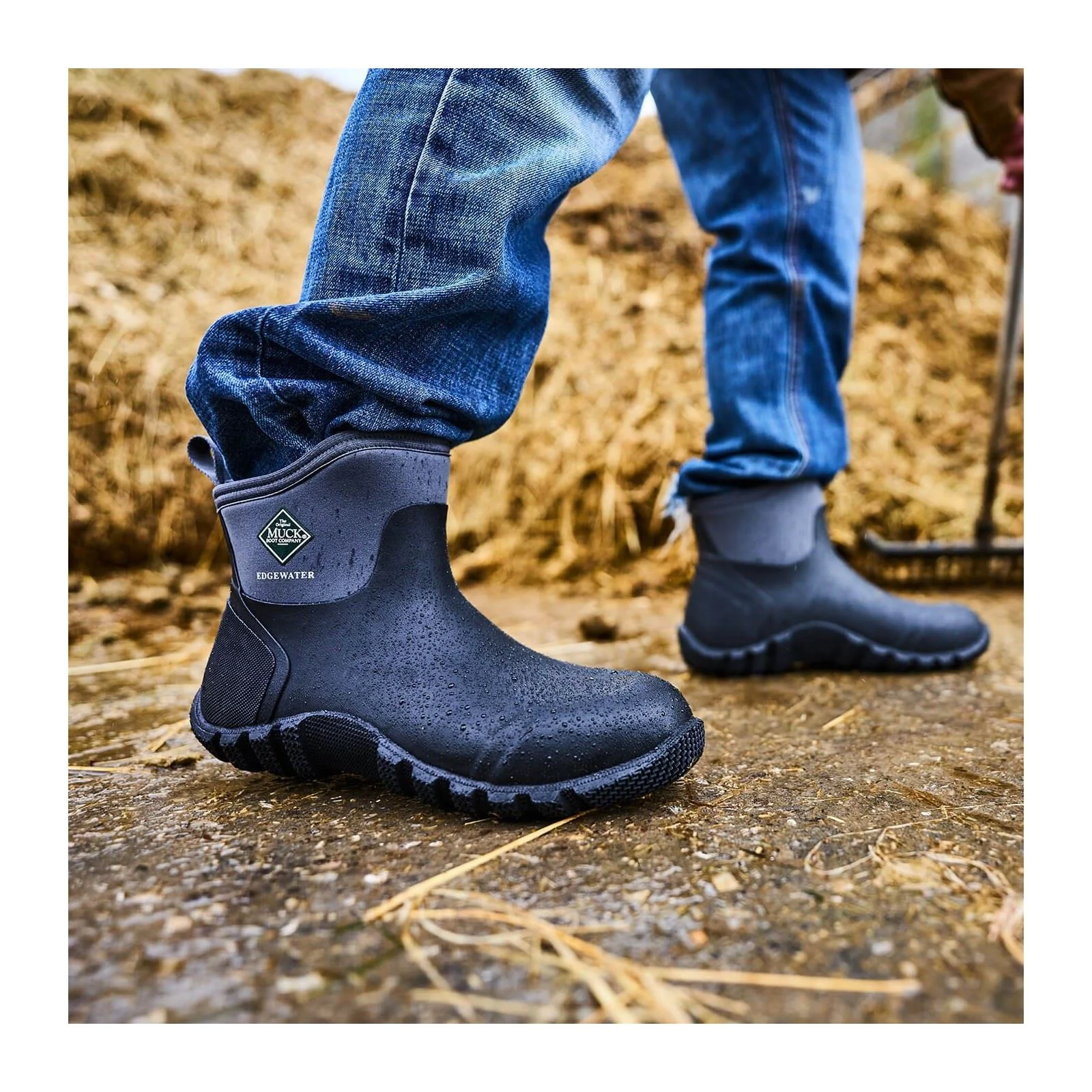 Muck Boots Men's Edgewater Classic 6” Ankle Boot in Black - Image 8