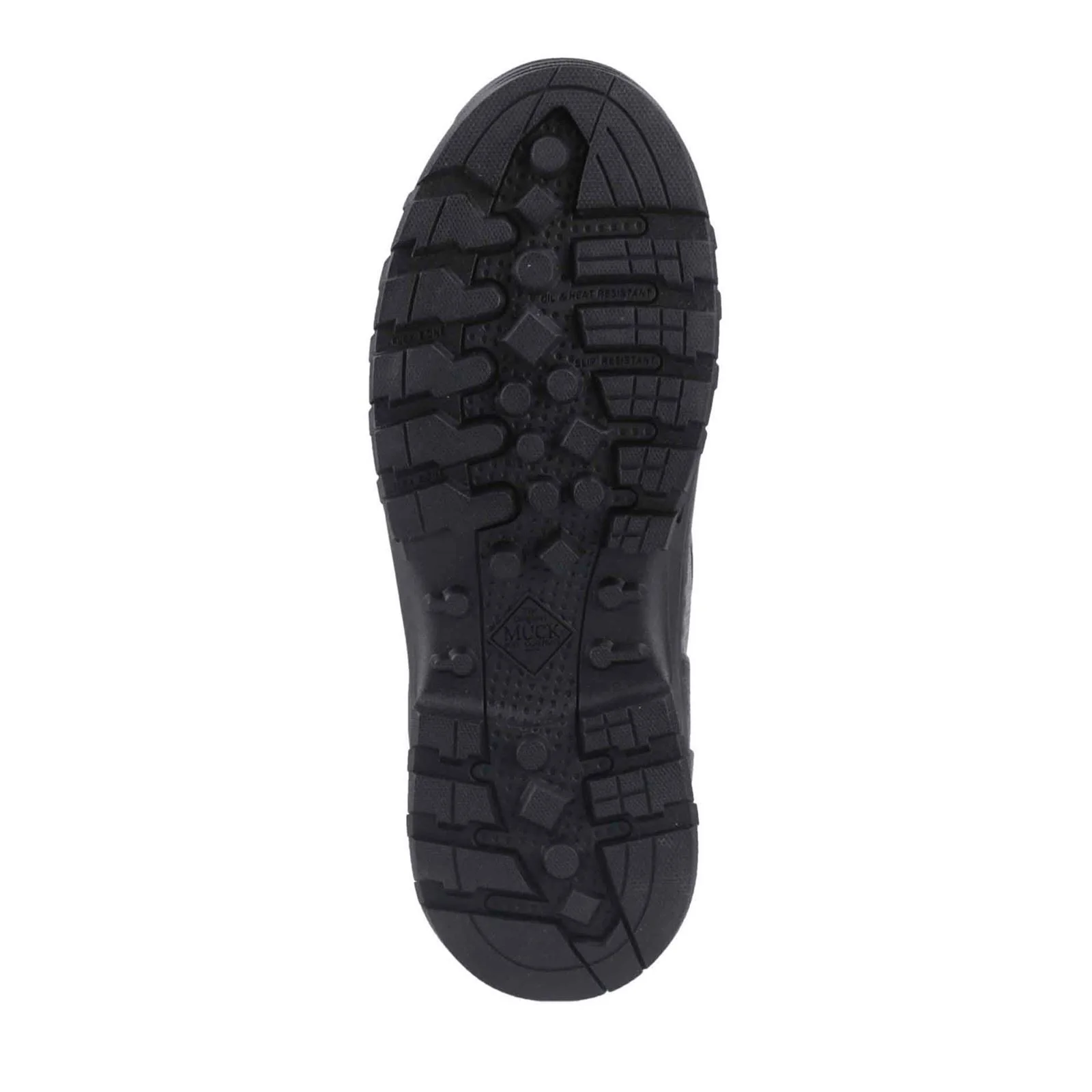 Muck Boots Grit S5 Rubber Men's Black/Grey Wellington Boots - Image 9