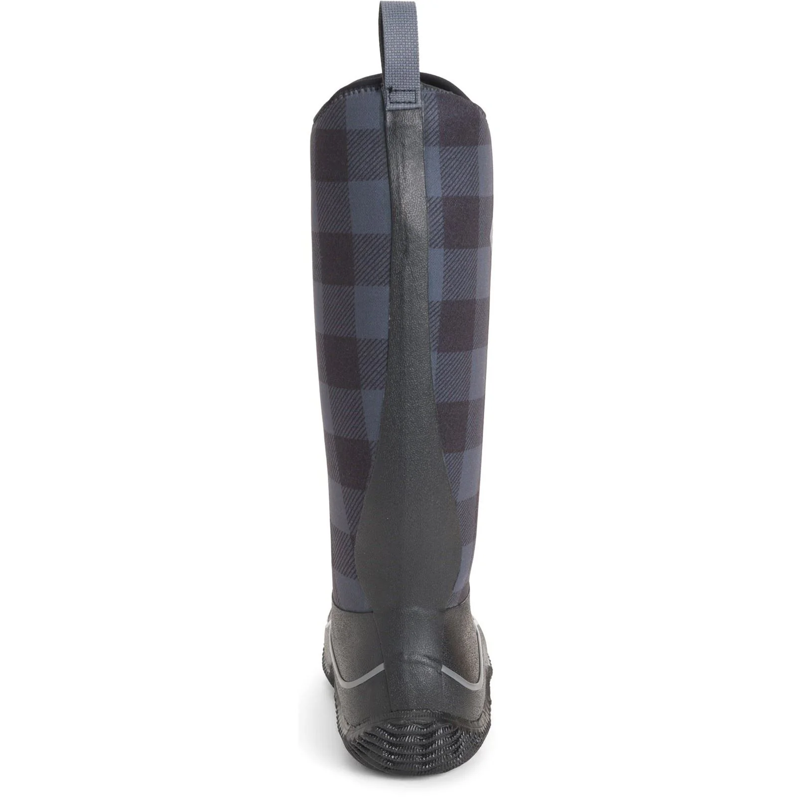 Muck Boots Women's Hale Wellington in Black/Grey Plaid - Image 2