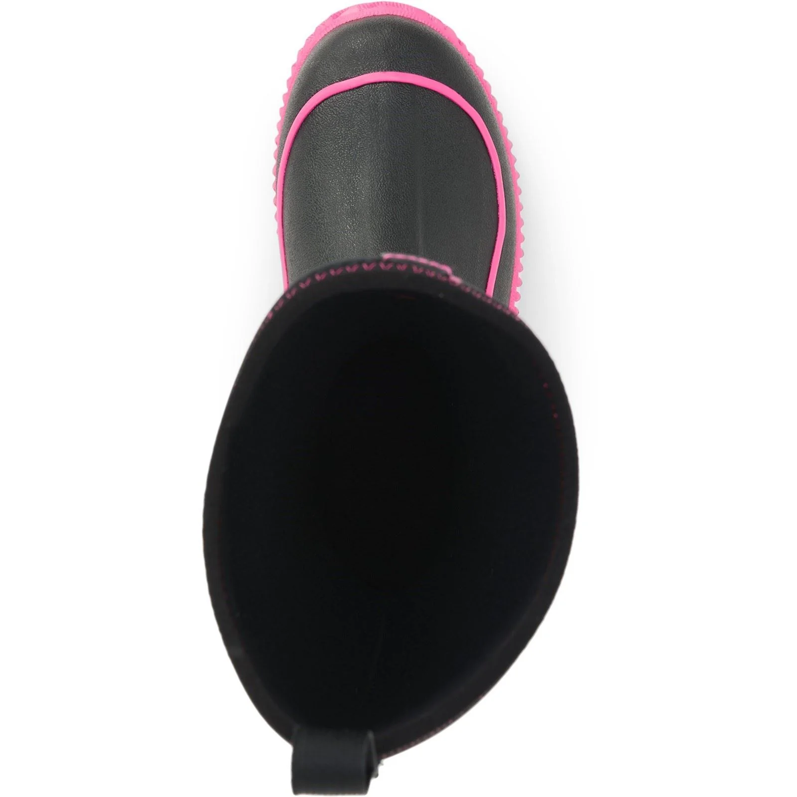 Muck Boots Women's Hale Pull On Wellington Boot in Black/Pink - Image 9