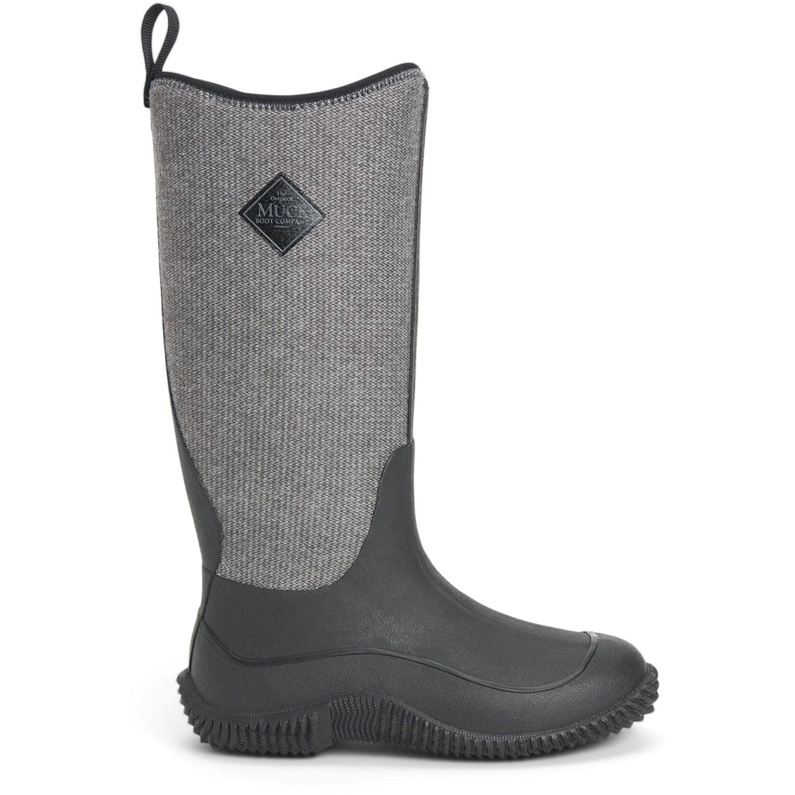 Muck Boots Women's Hale Wellingtons in Black W/ Fuzzy Herringbone - Image 5