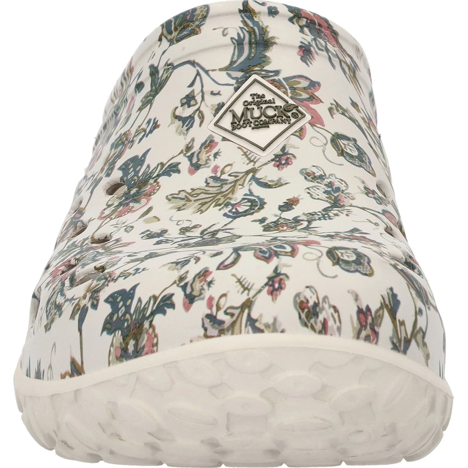 Muck Boots Women's Muckster Lite Clog in Light Grey/Floral Print - Image 7