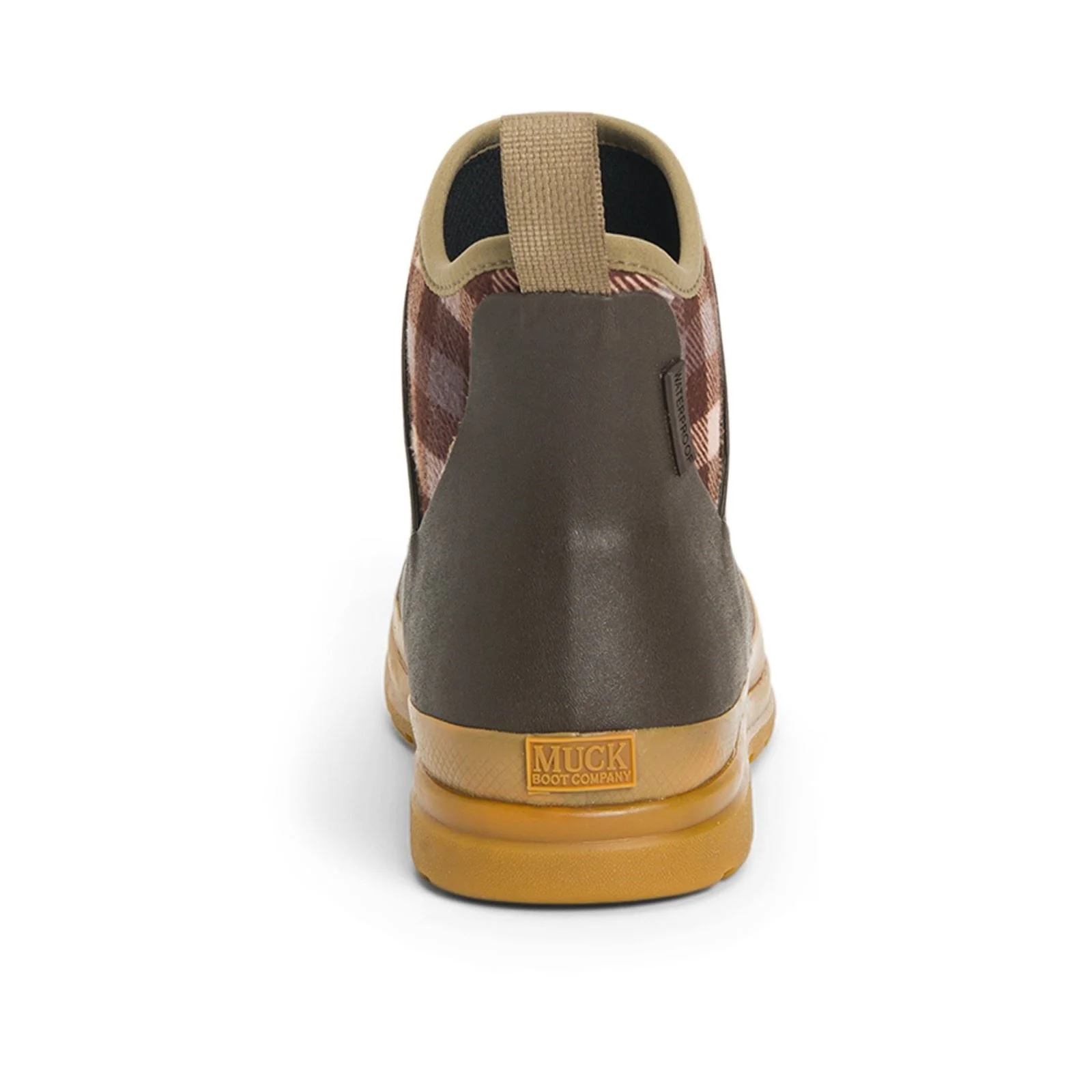 Muck Boots Women's Originals Ankle Wellingtons in Brown/Plaid/Gum - Image 2
