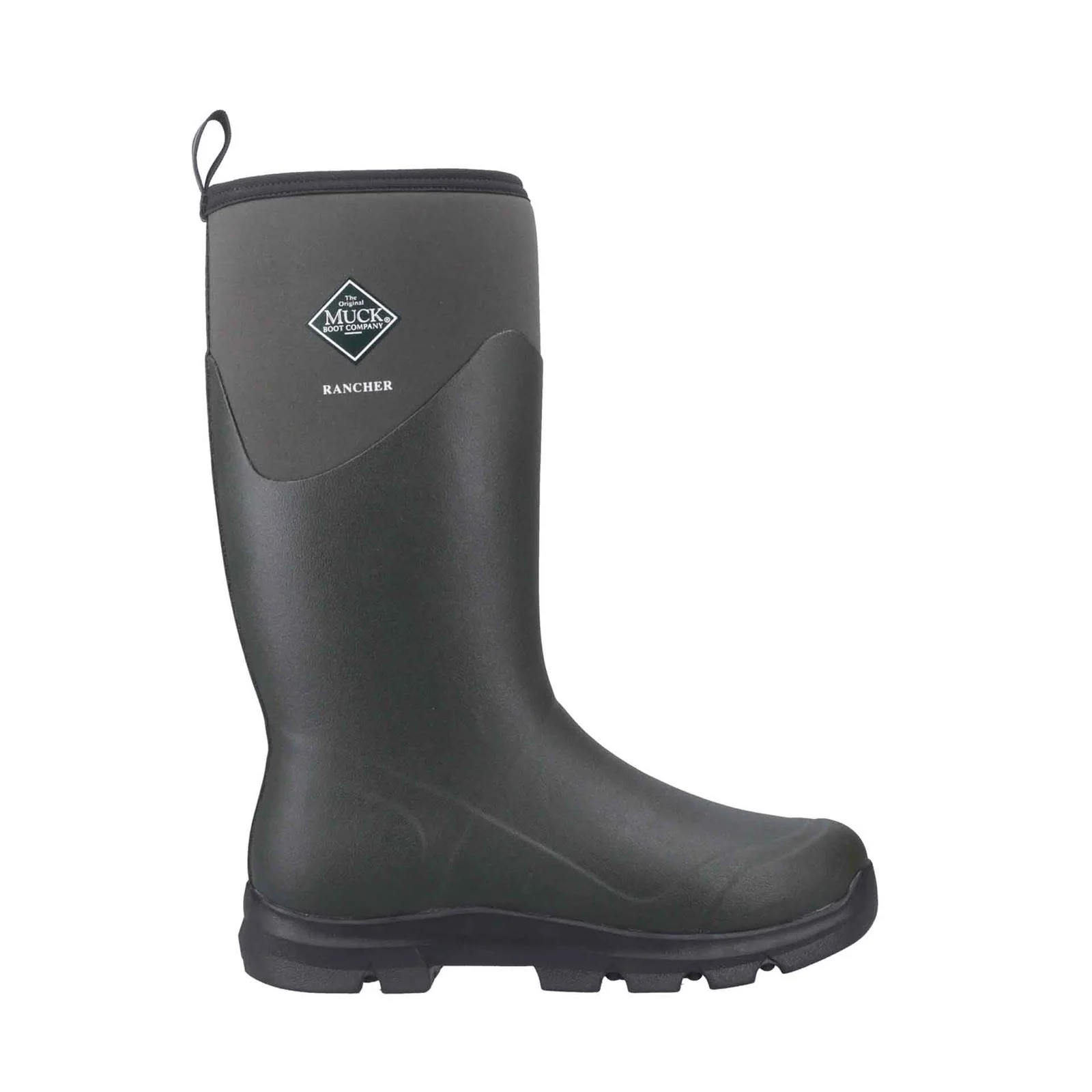 Muck Boots Rancher Rubber Men's Dusty Olive/Black Winter Knee High Boots - Image 6