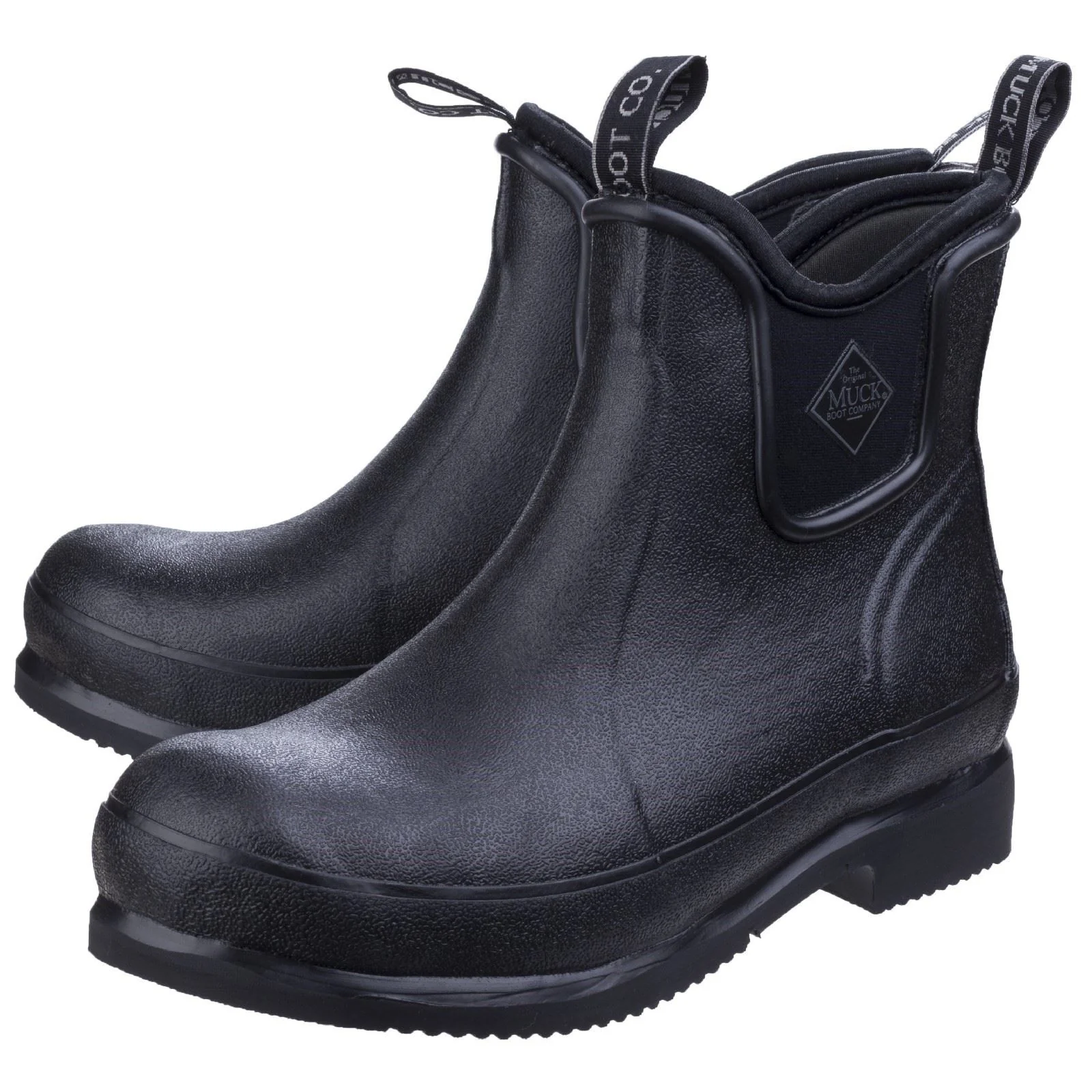 Muck Boots Wear Rubber Black/Black Wellington Boots - Image 8