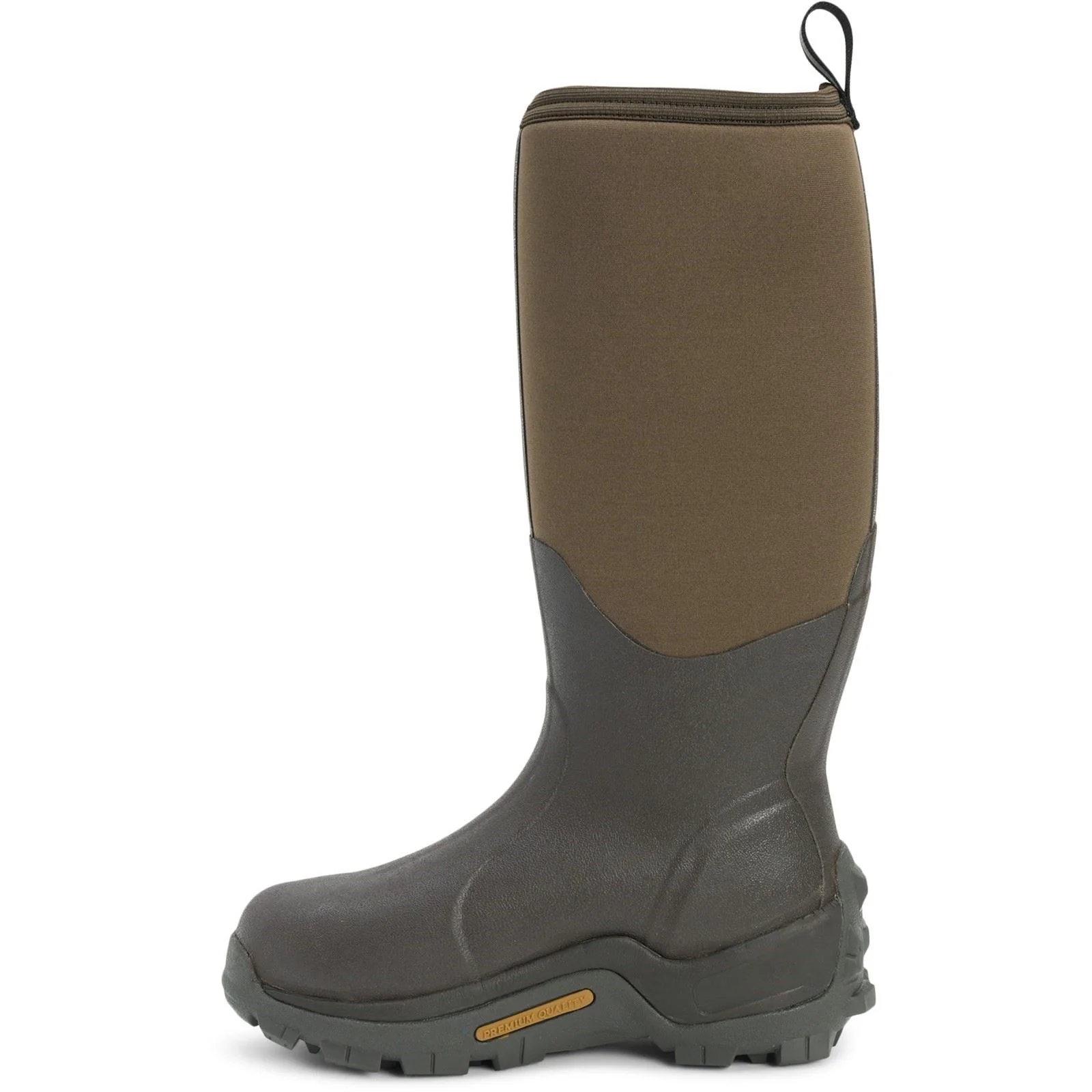 Muck Boots Wetland Hi Patterned Wellington in Bark - Image 7