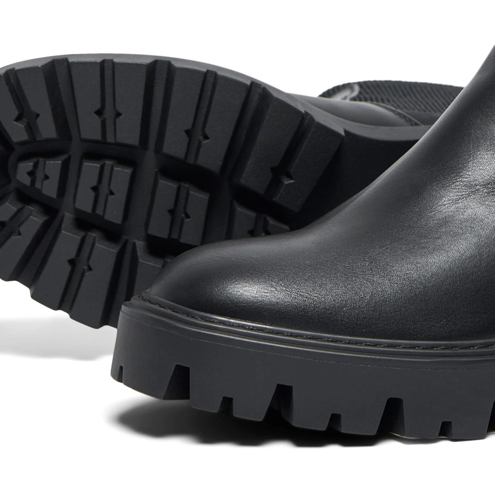 ONLY BETTY-7 Polyester Blend Women's Black Heeled Ankle Boots - Image 5