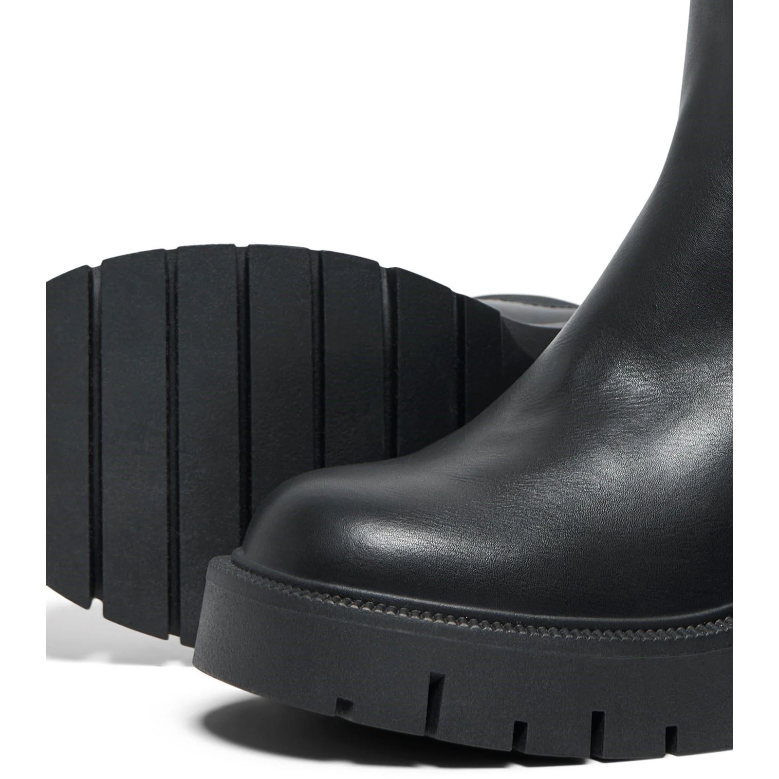 ONLY BLUEBELL-1 Polyurethane Women's Black Heeled Ankle Boots - Image 5