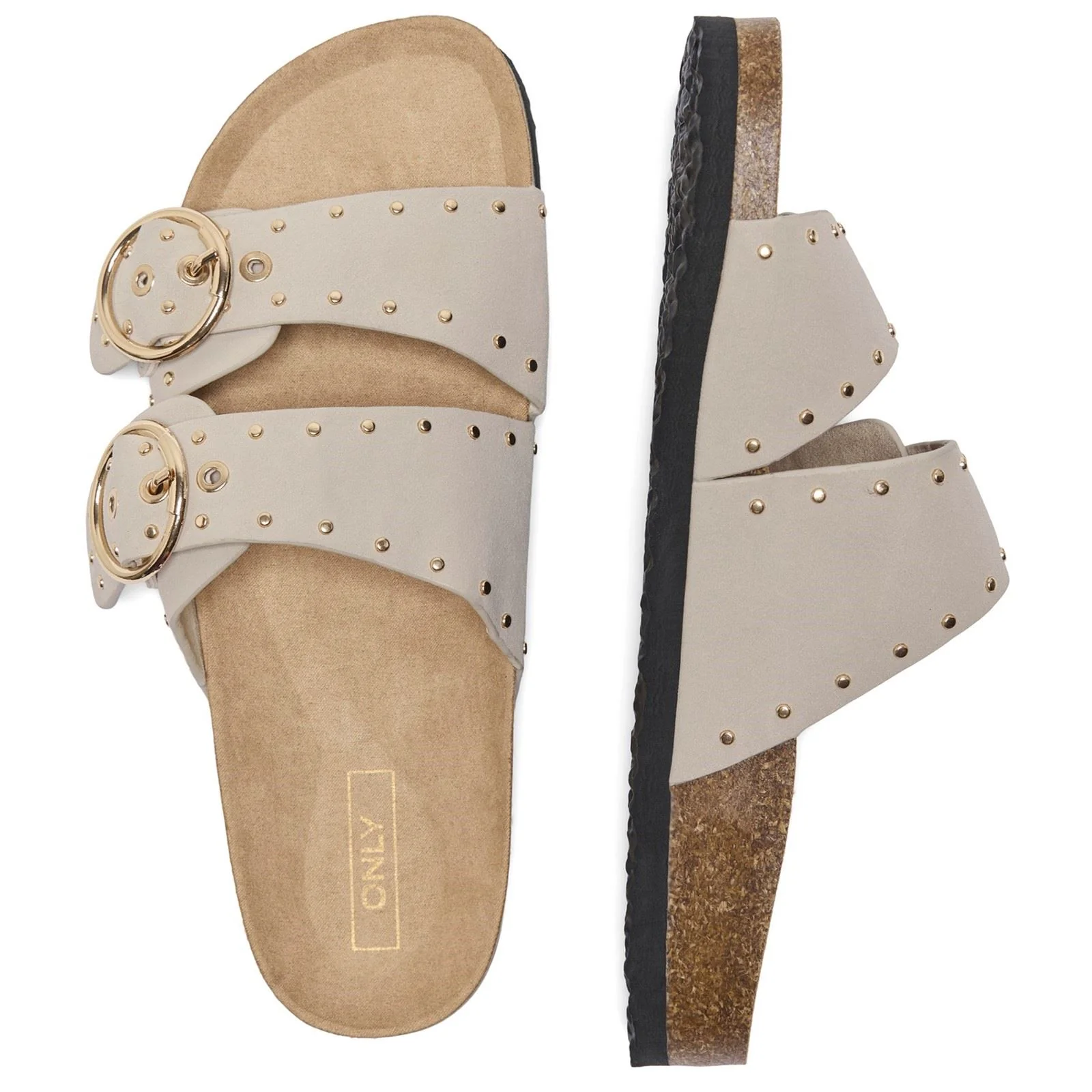 ONLY MAXI-15 Polyurethane Women's Cream Sandals - Image 3
