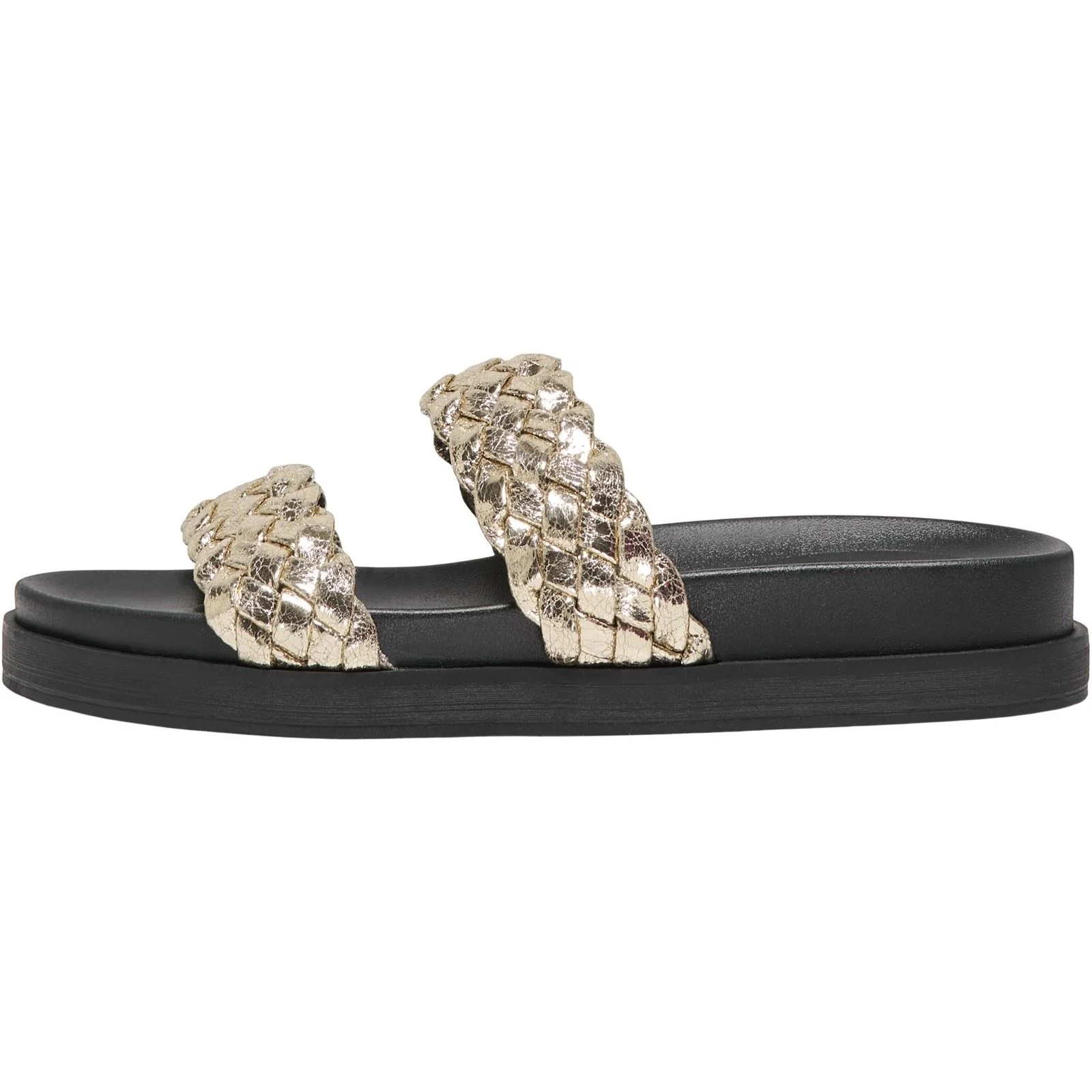 ONLY MINNIE-16 Polyurethane Women's Gold Sandals - Image 4
