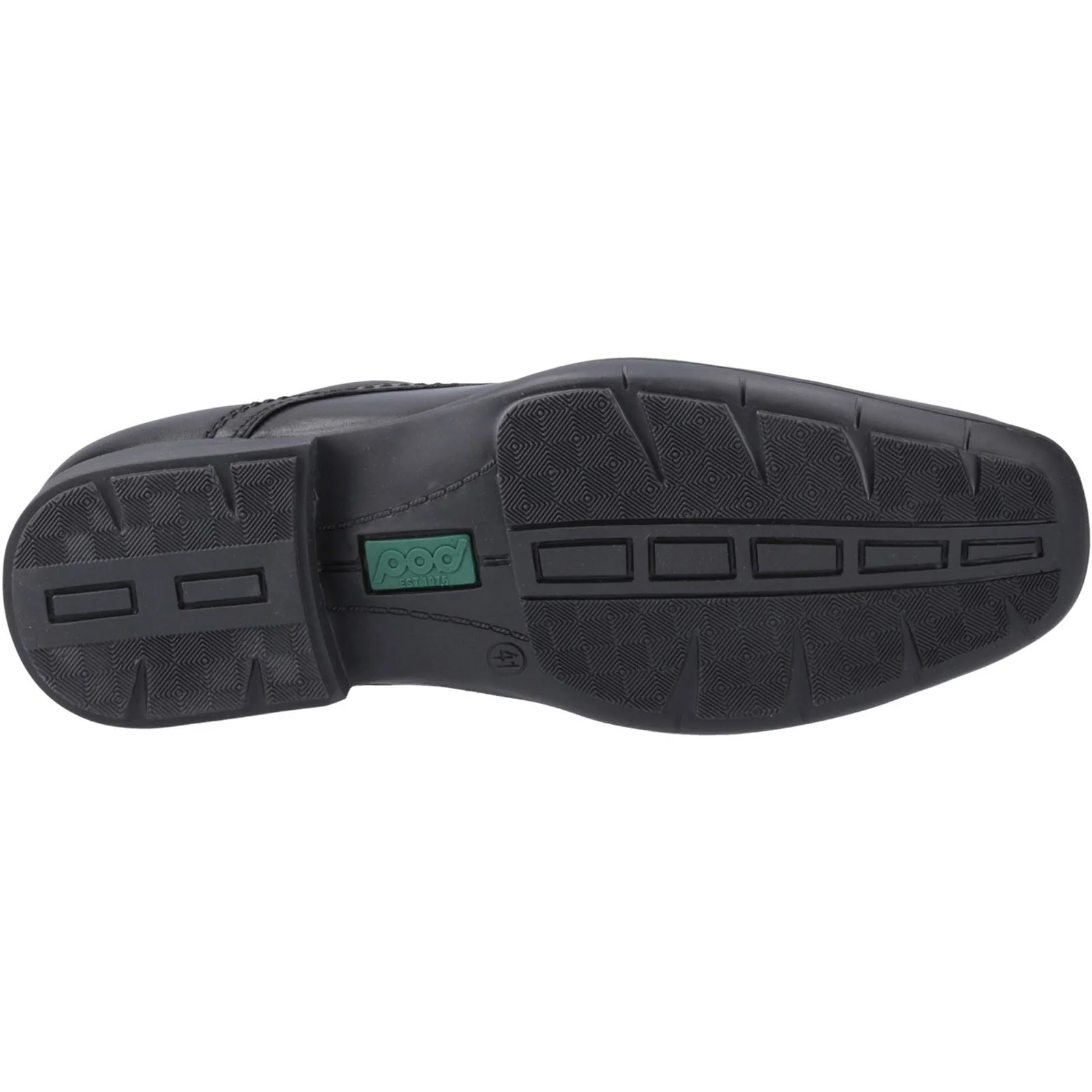 Pod Alec Leather Men's Black Lace-Up Shoes - Image 3