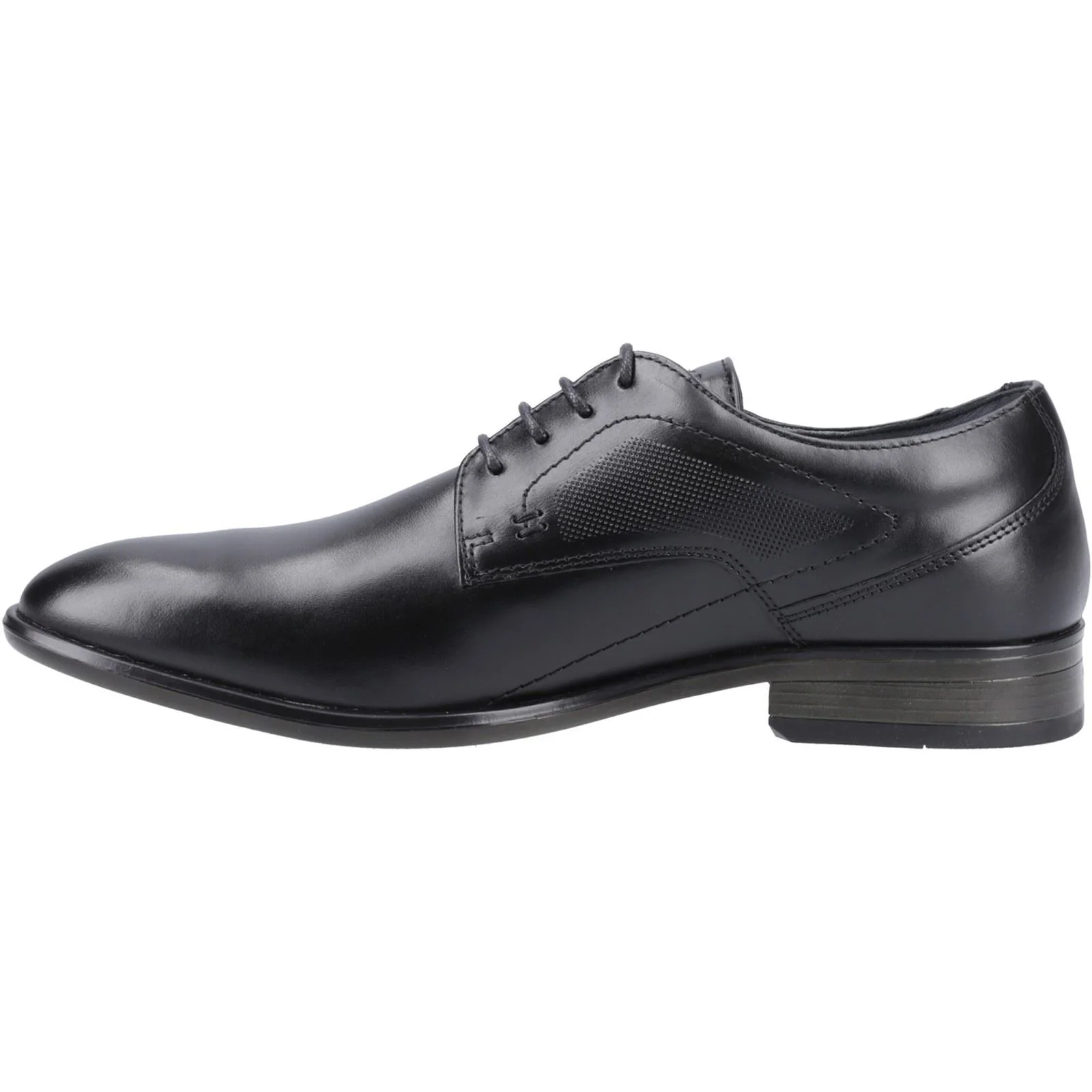 Pod Men's Carl Derby Shoes in Black - Image 4