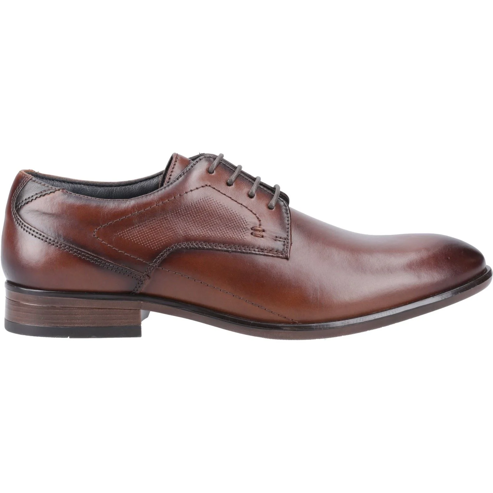 Pod Men's Carl Derby Shoes in Cognac - Image 5
