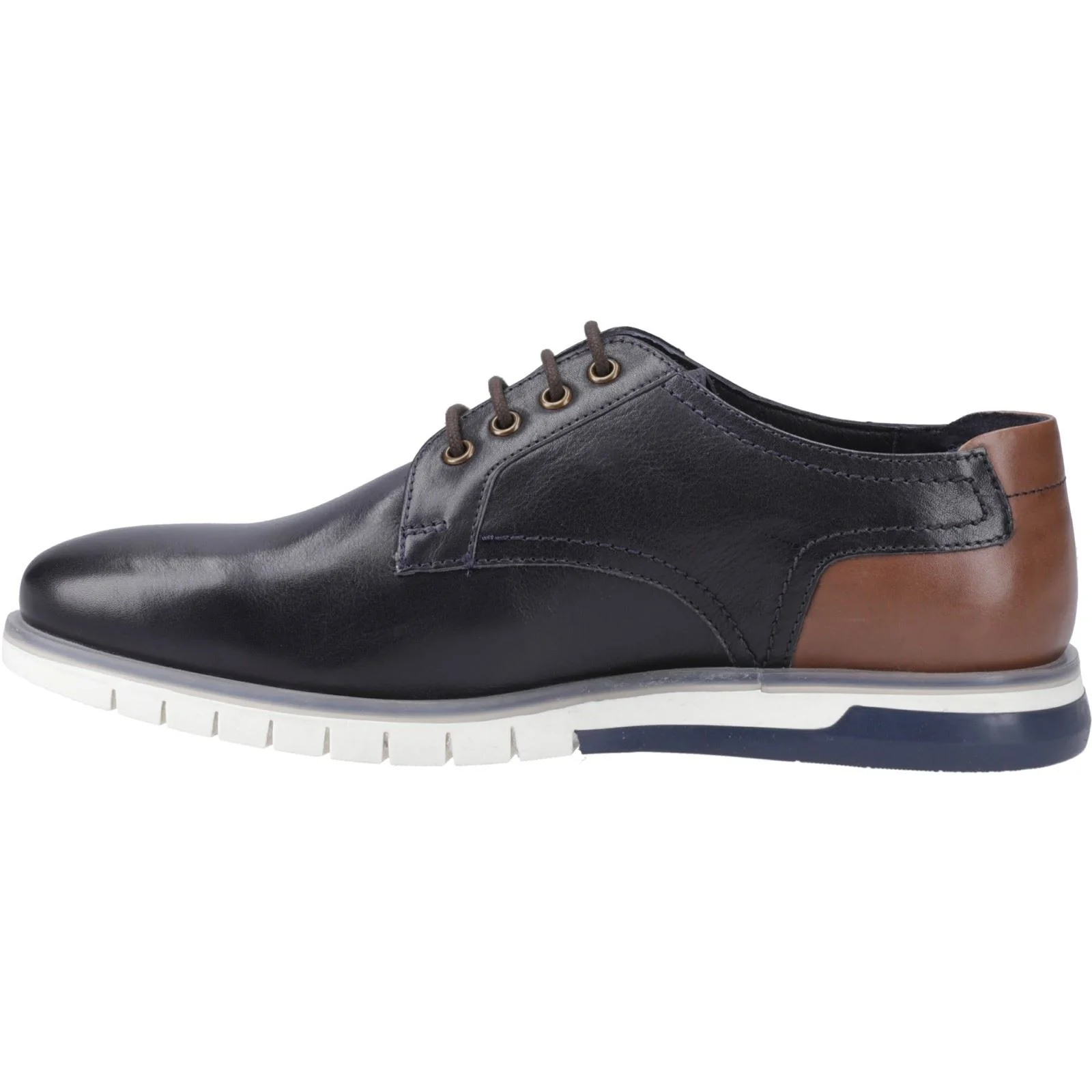 Pod Men's Cillian Oiled Shoes in Navy - Image 4