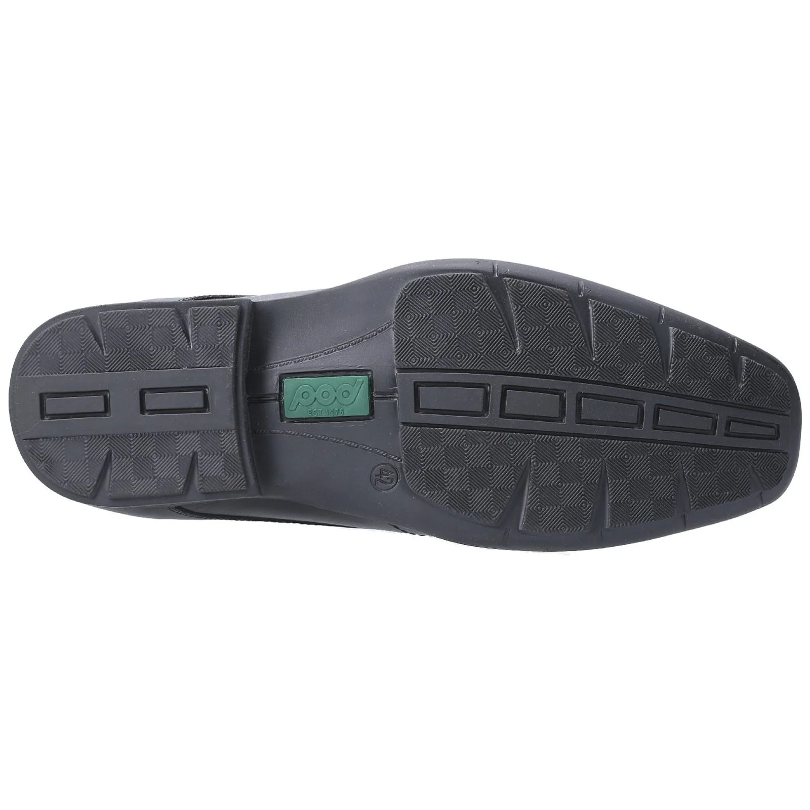 Pod Dundee Leather Youth Black Shoes - Image 3
