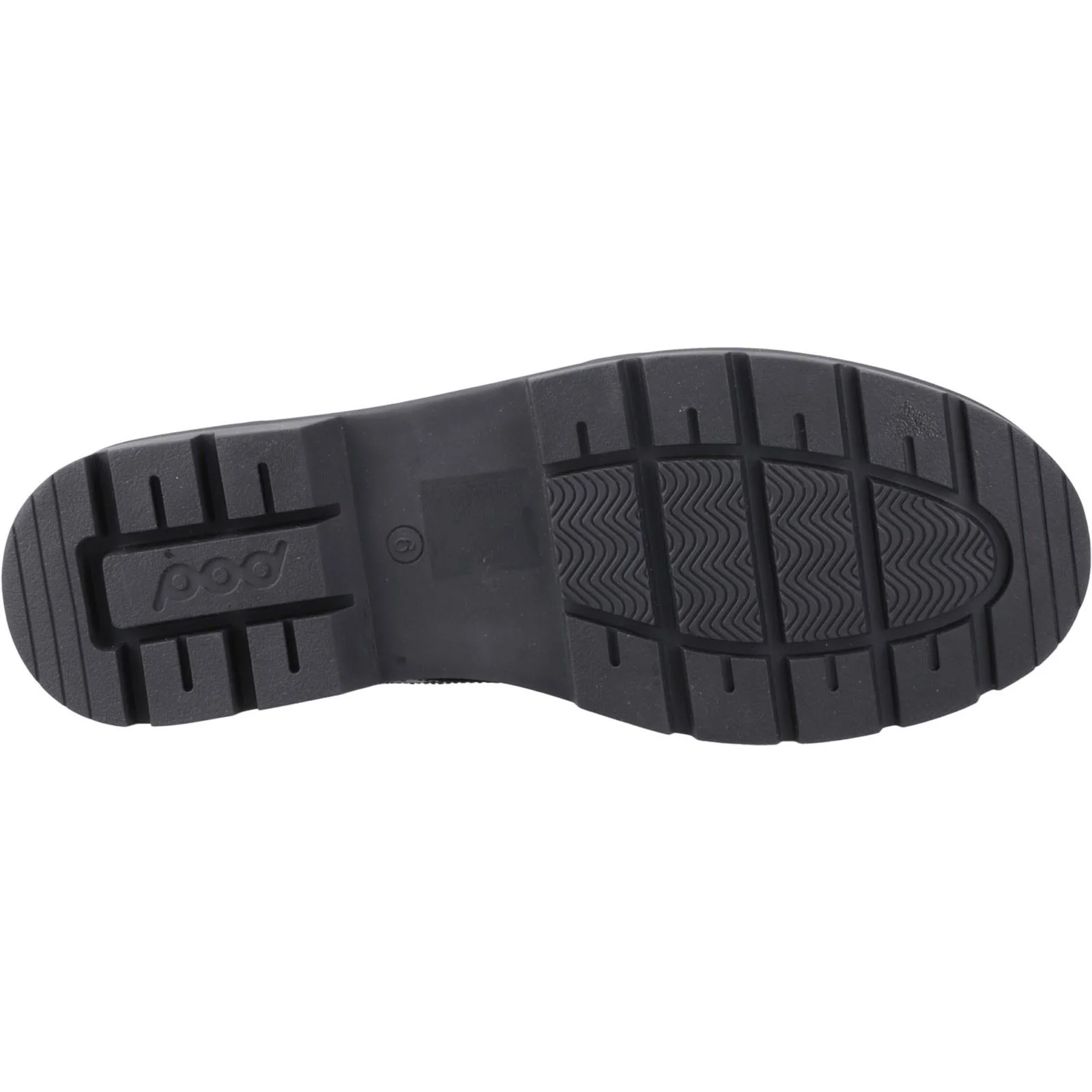 Pod Fiona Leather Women's Black Brogues - Image 3