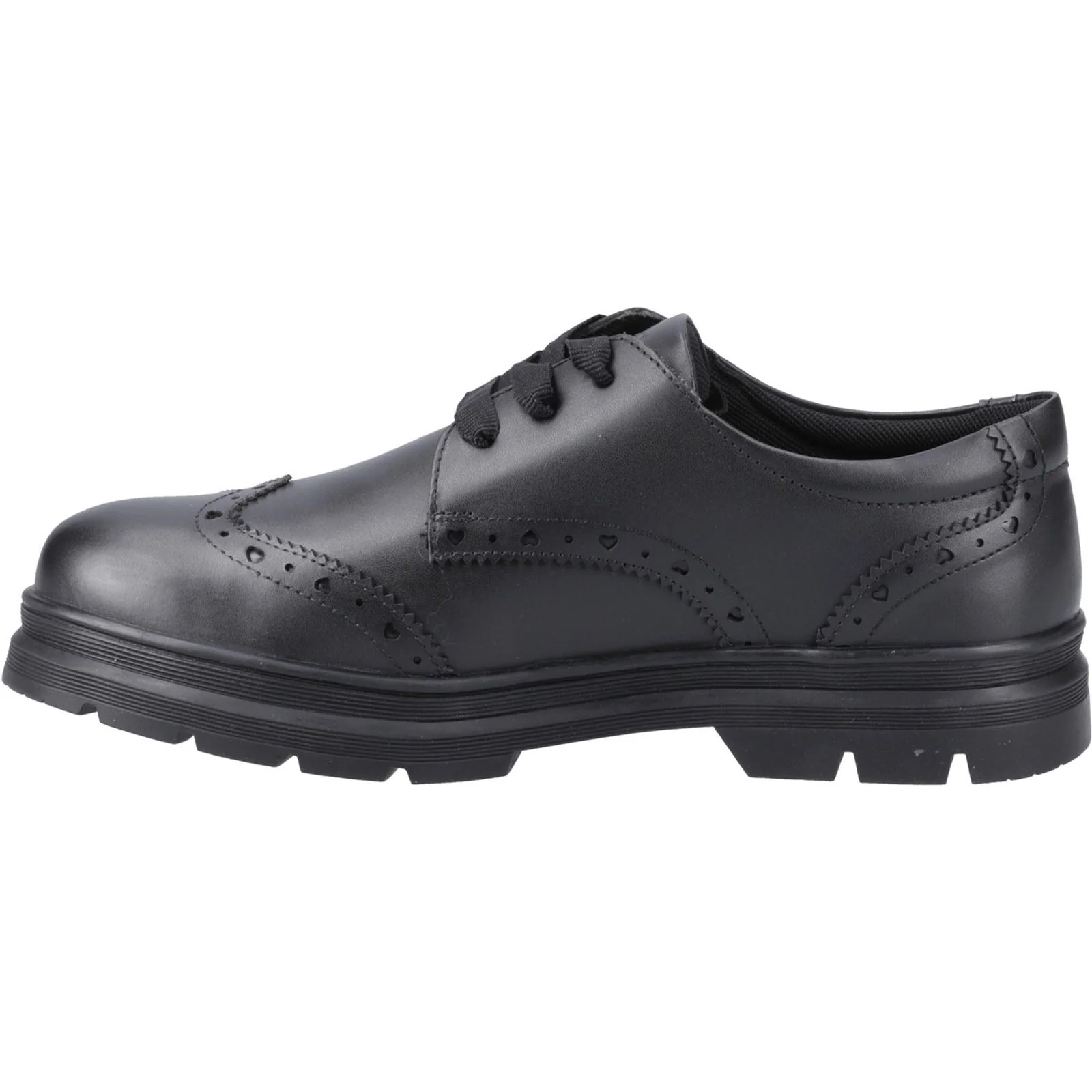 Pod Fiona Leather Women's Black Brogues - Image 4