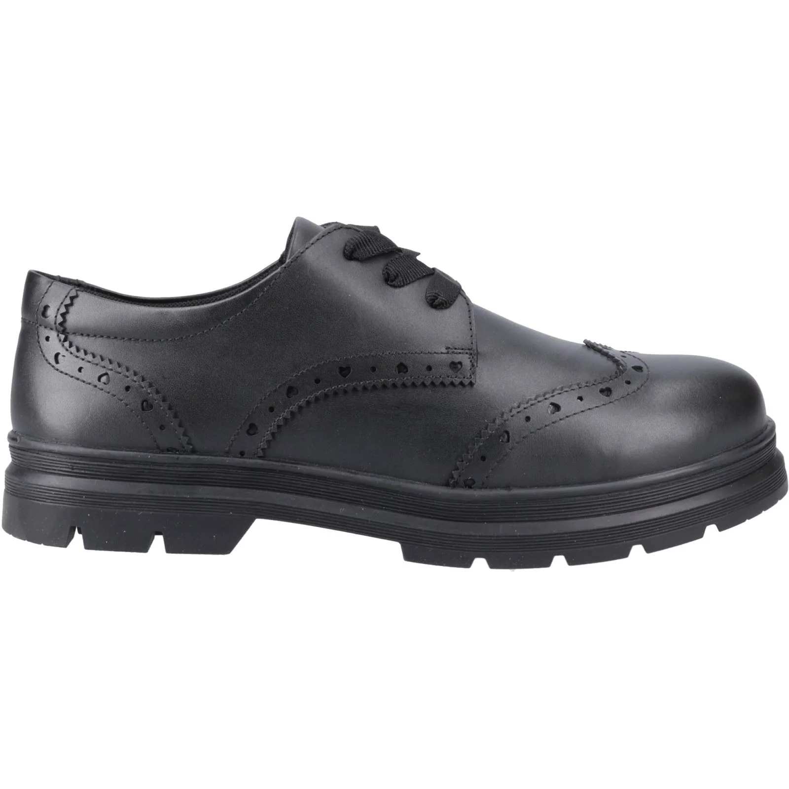 Pod Fiona Leather Women's Black Brogues - Image 5